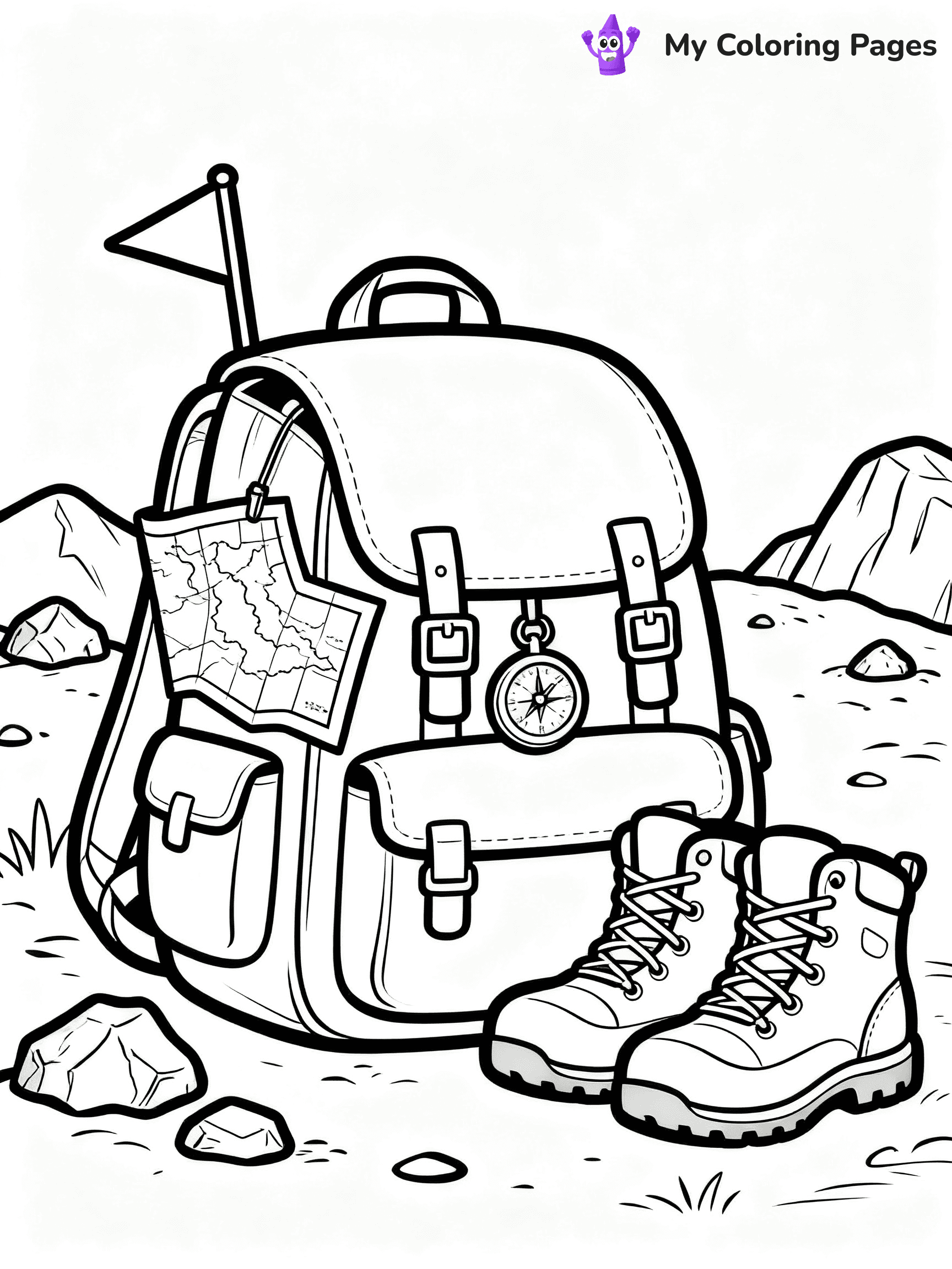 Backpack Coloring Pages - 64