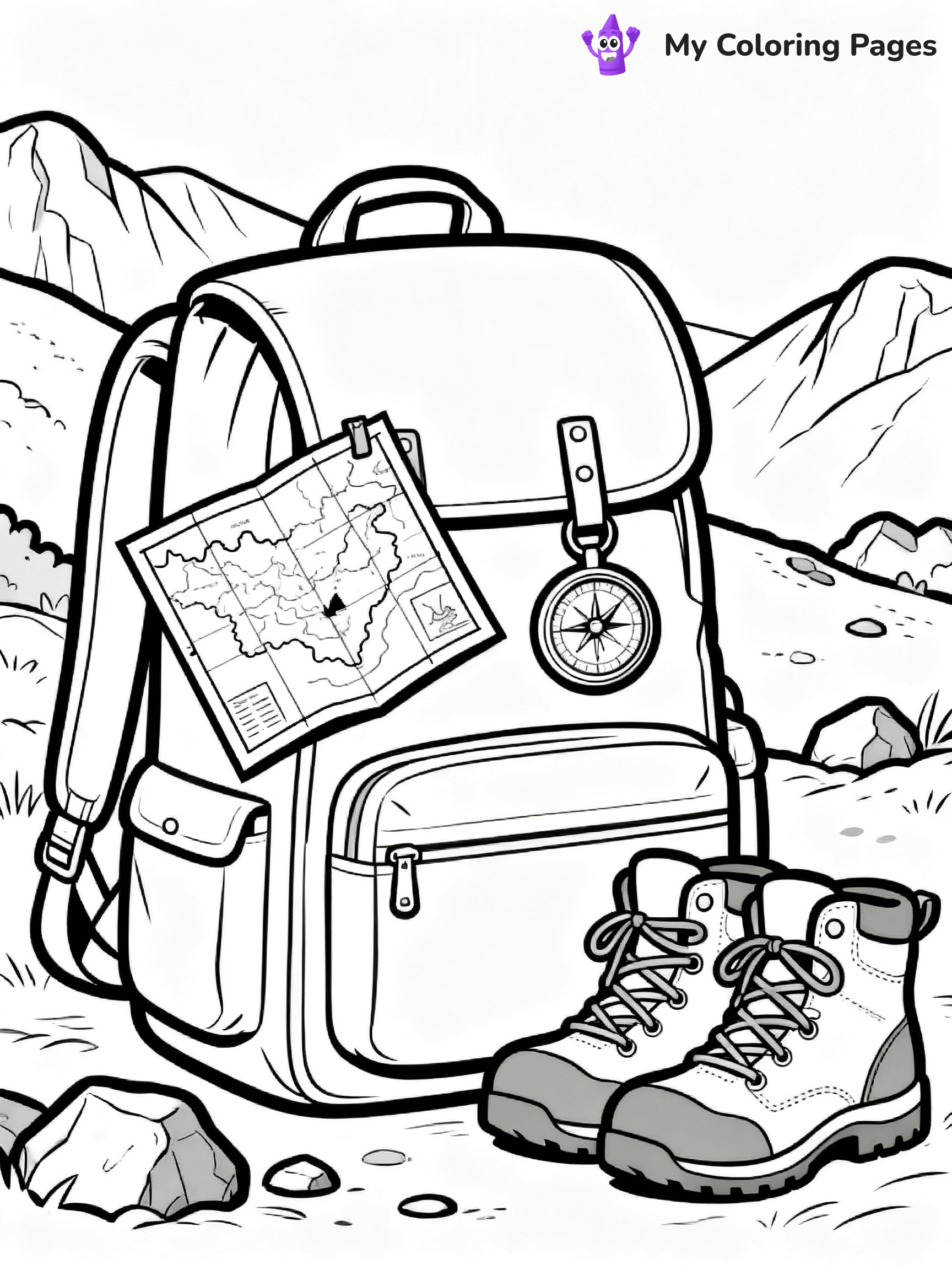 Backpack Coloring Pages - 63