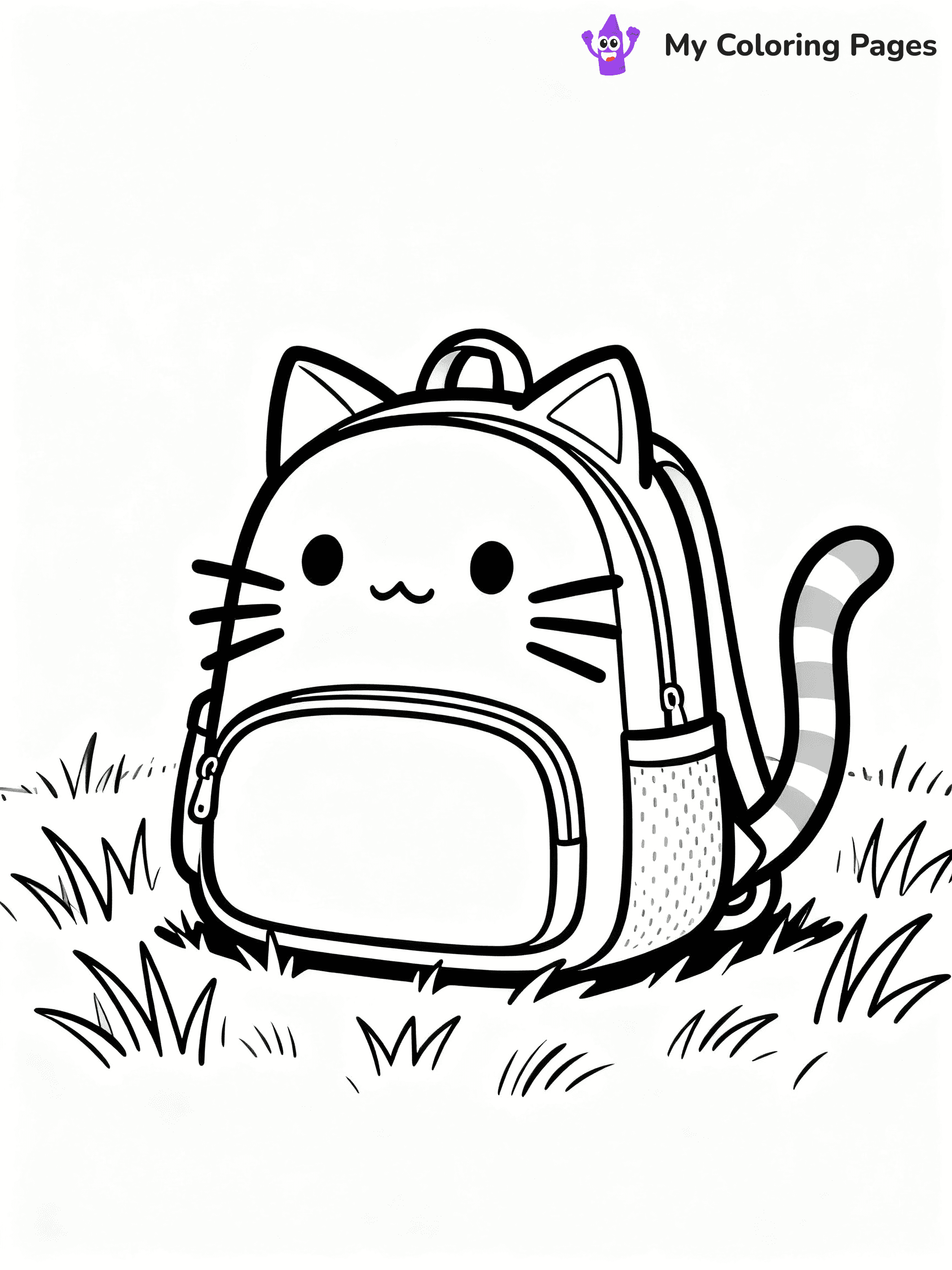 Backpack Coloring Pages - 56