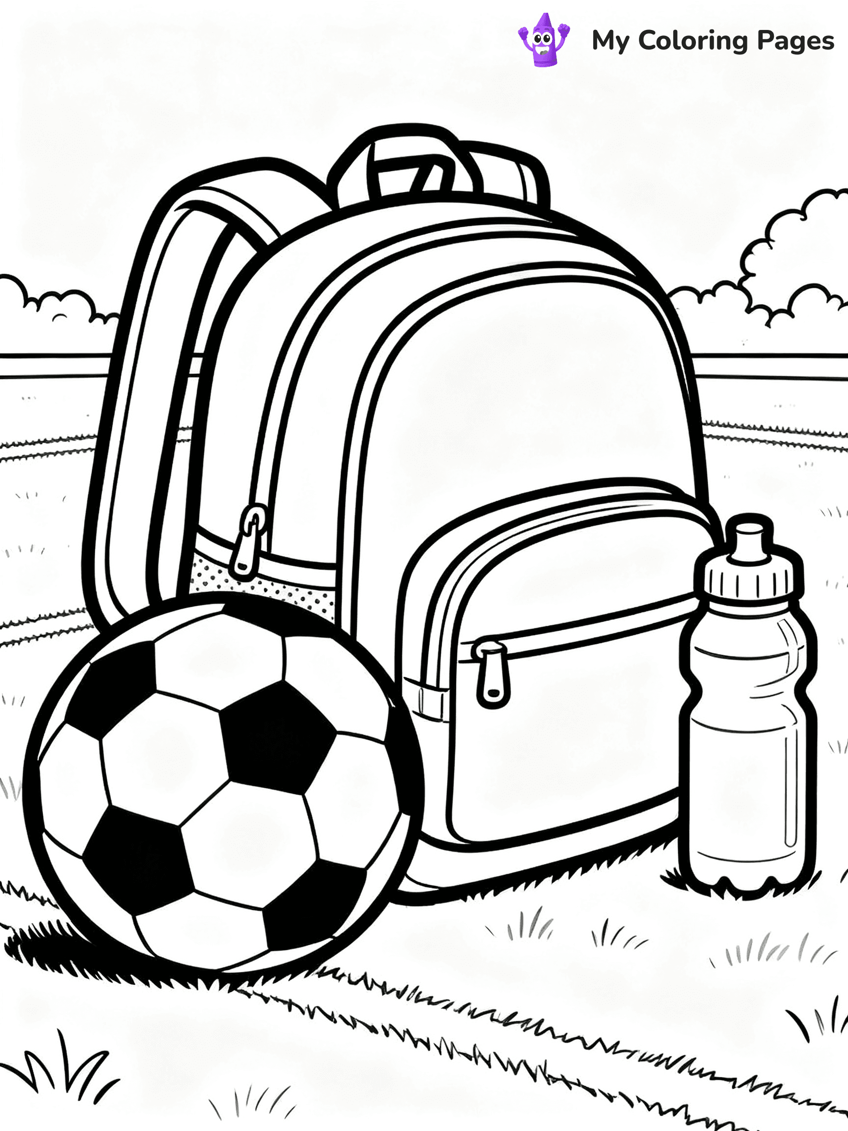 Backpack Coloring Pages - 53