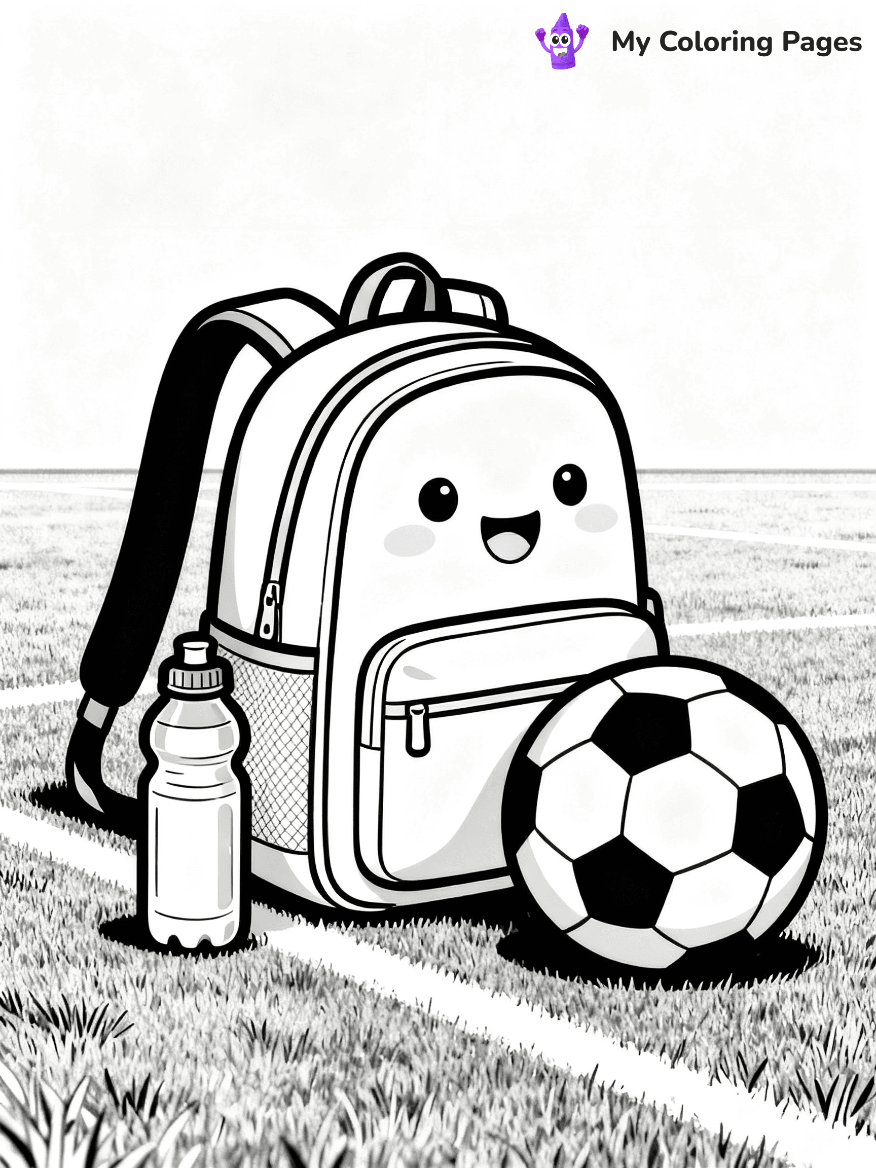 Backpack Coloring Pages - 52