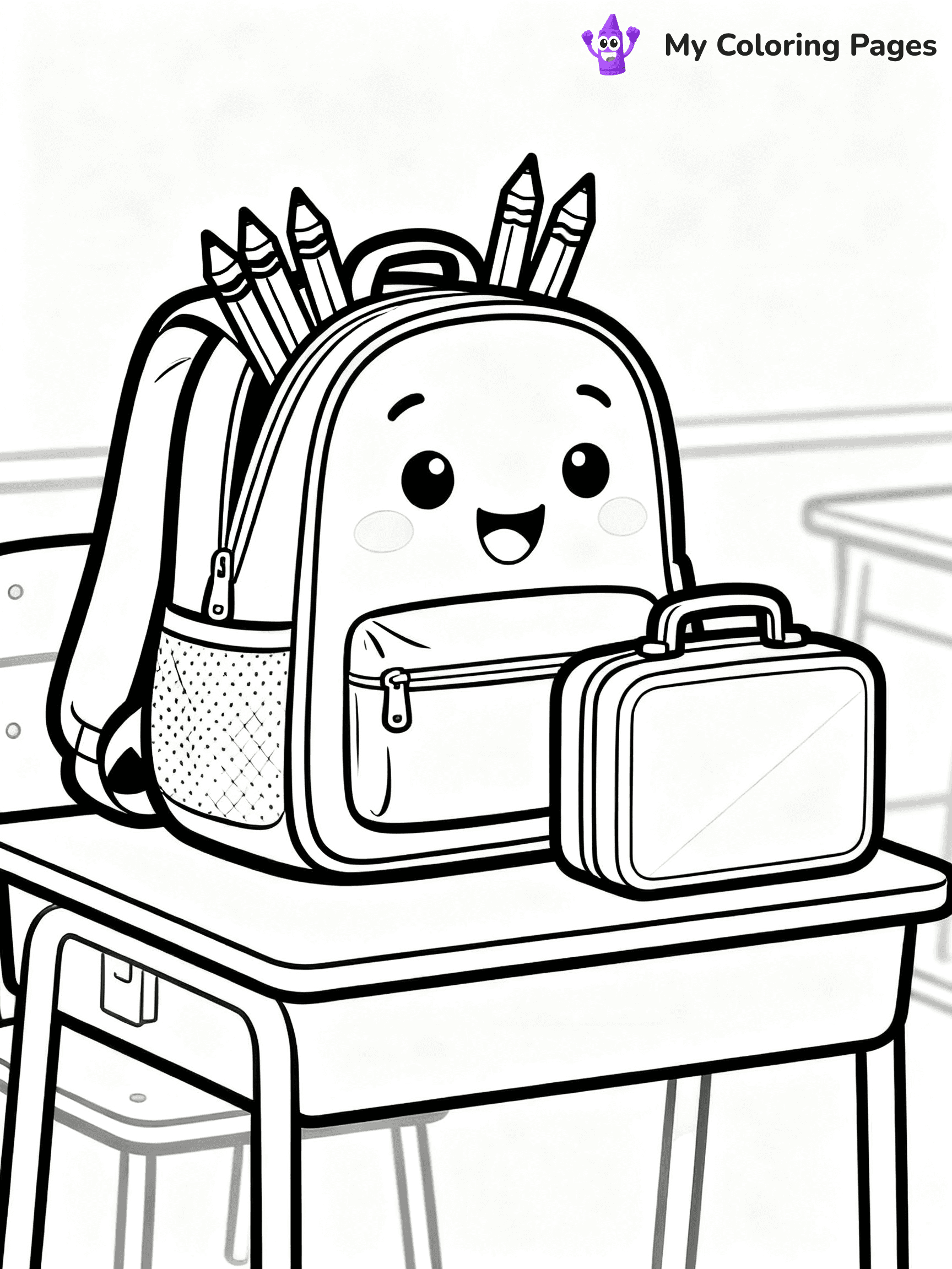 Backpack Coloring Pages - 39