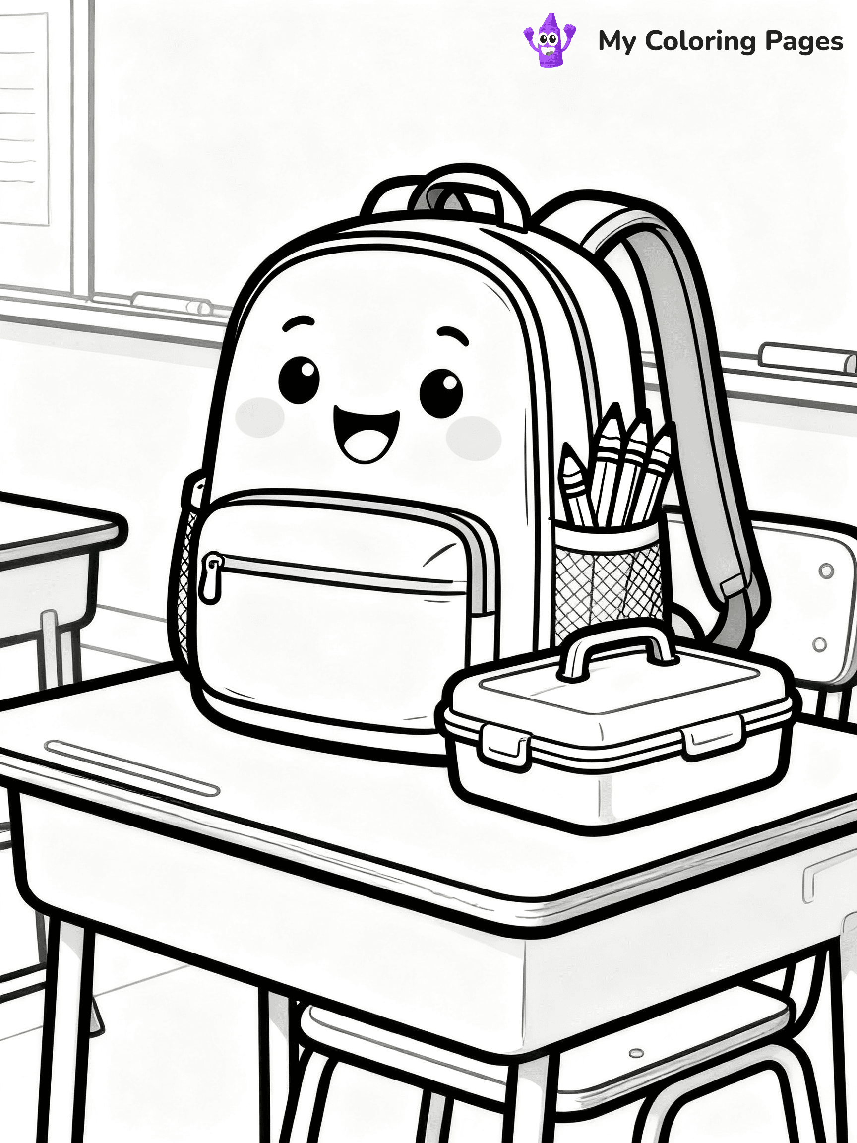 Backpack Coloring Pages - 38