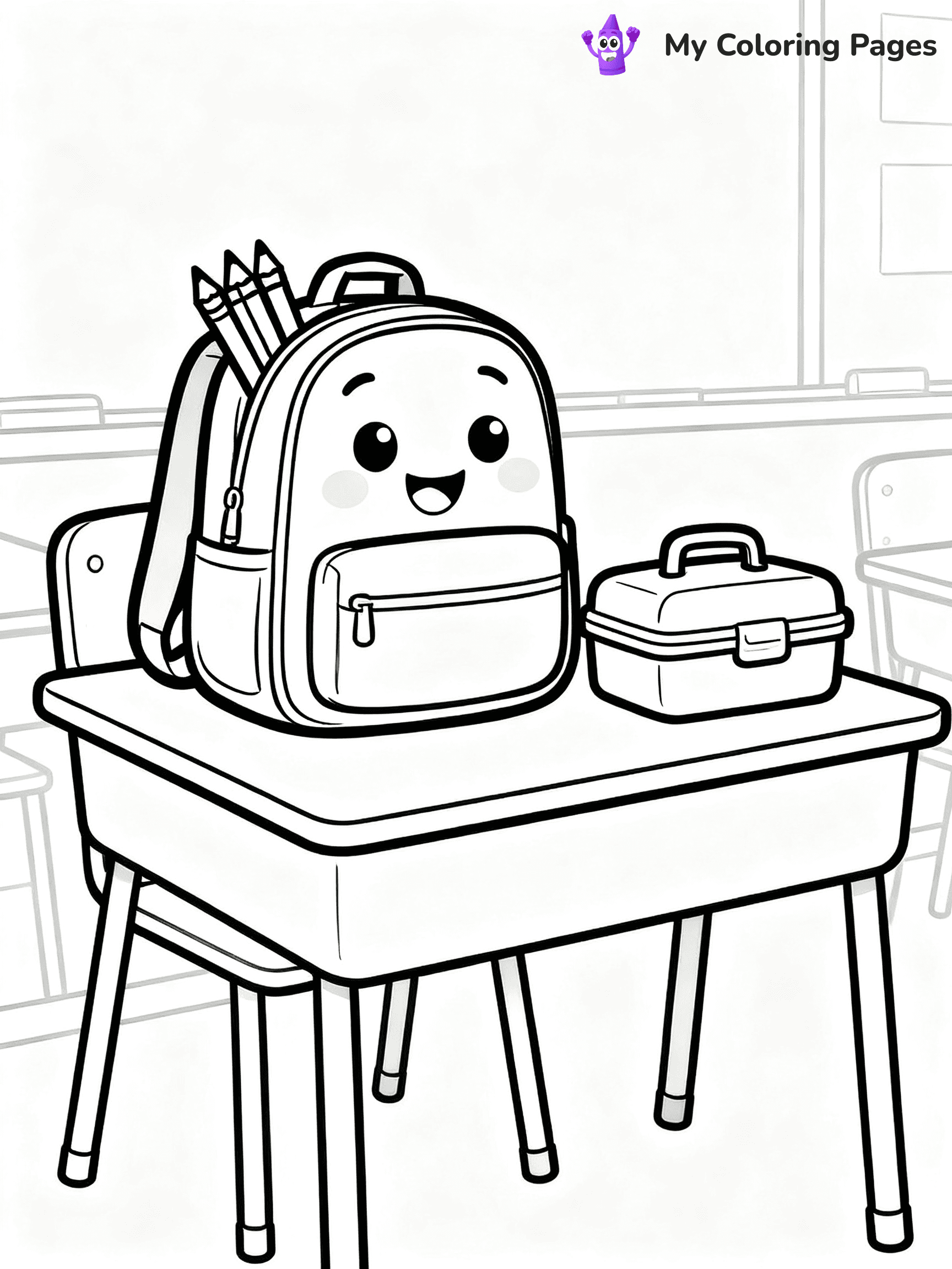 Backpack Coloring Pages - 37