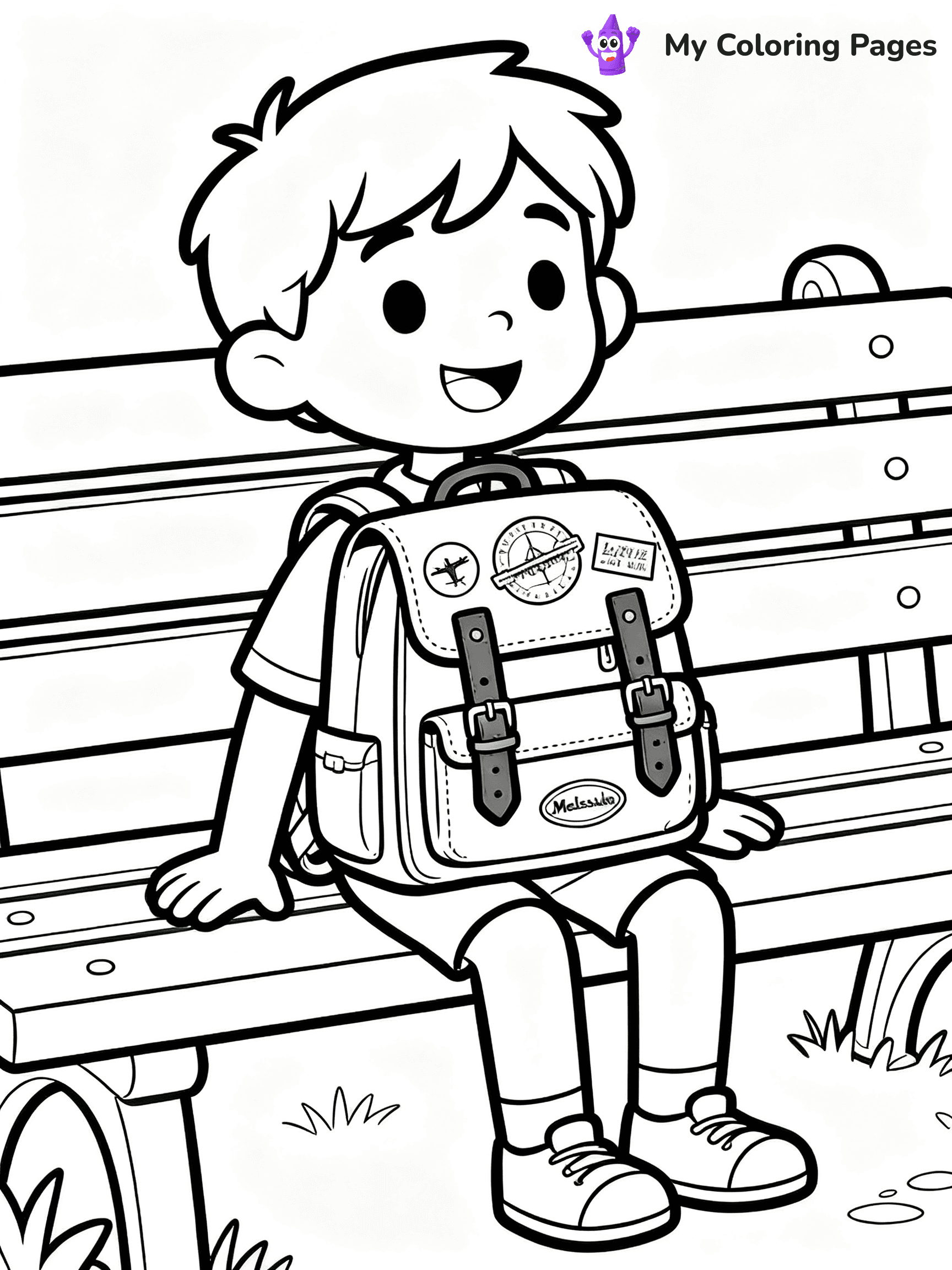 Backpack Coloring Pages - 30