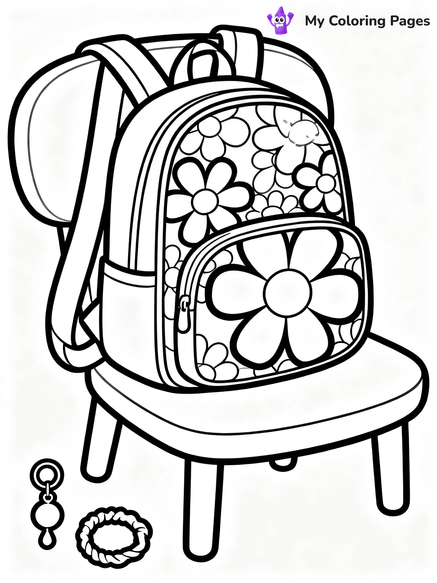Backpack Coloring Pages - 9