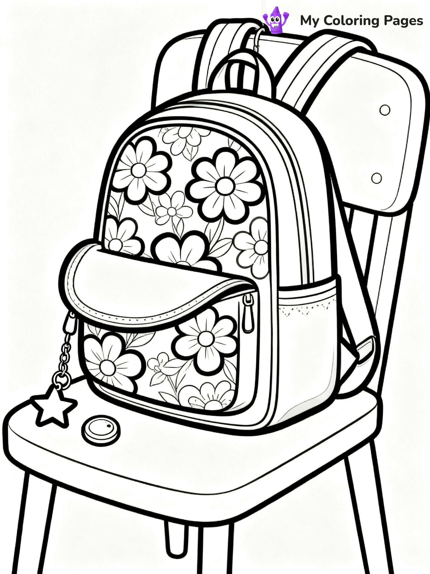 Backpack Coloring Pages - 4