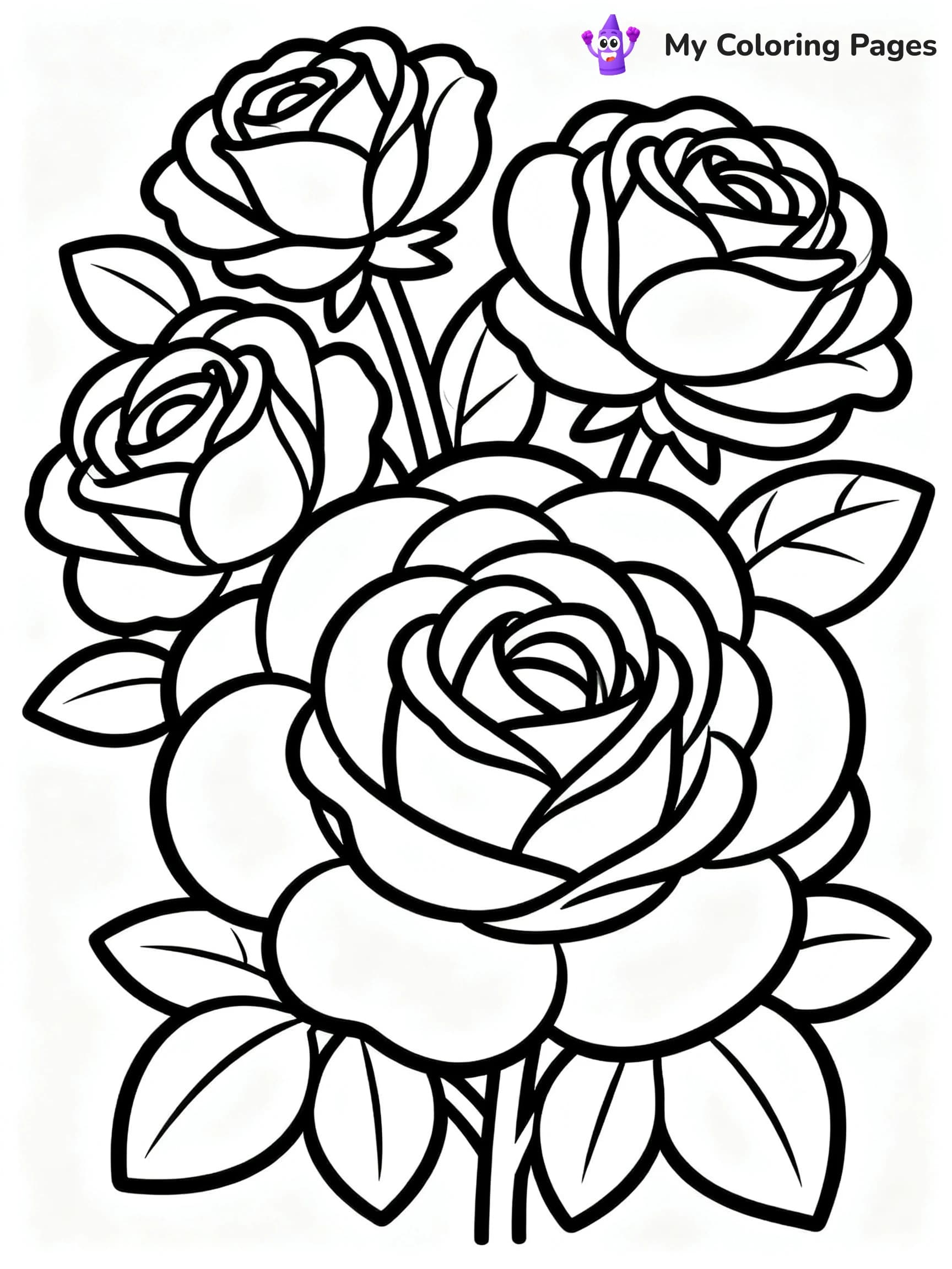 Rose Mandala Coloring Pages - 24
