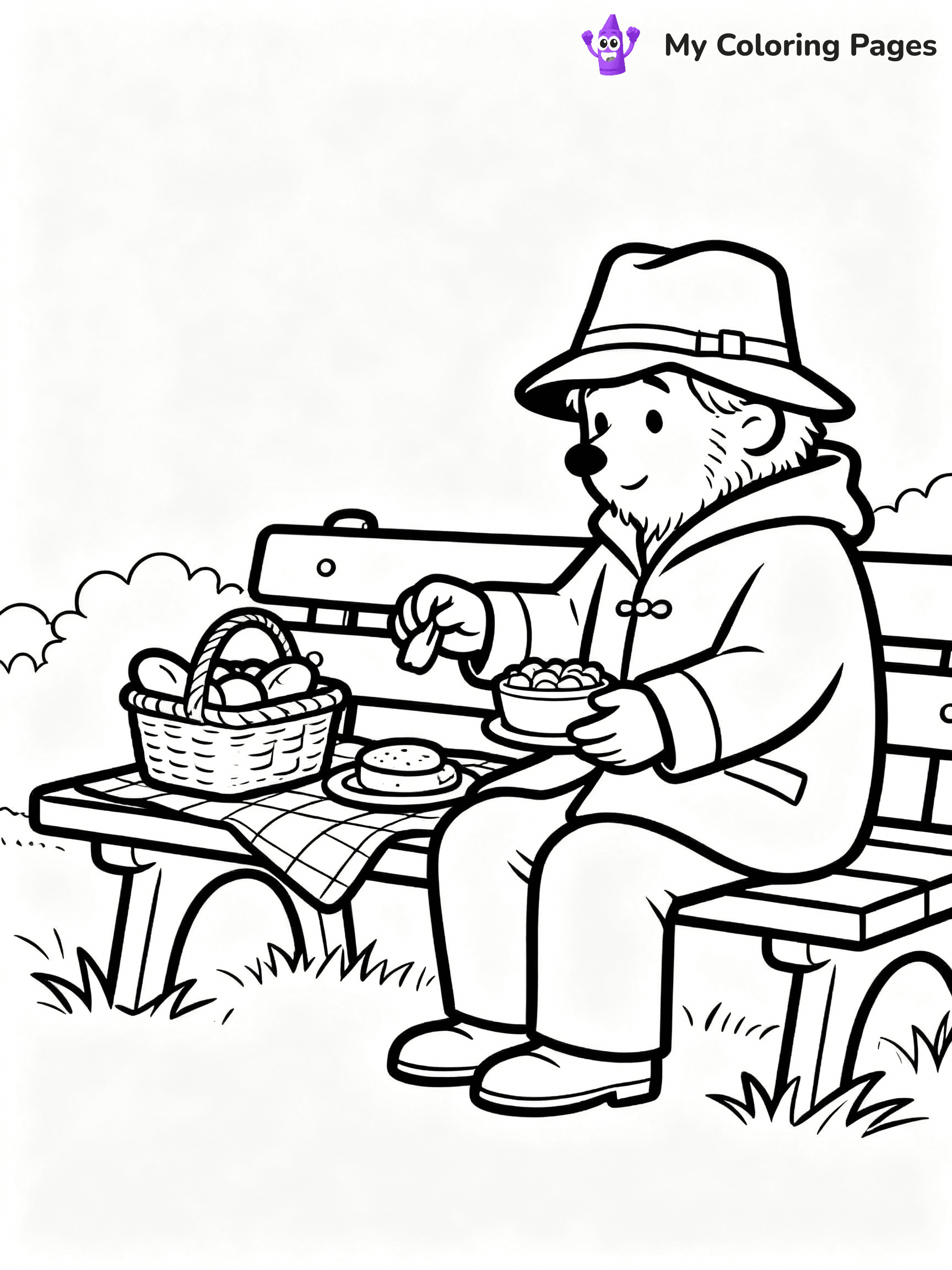 Paddington Coloring Pages - 30
