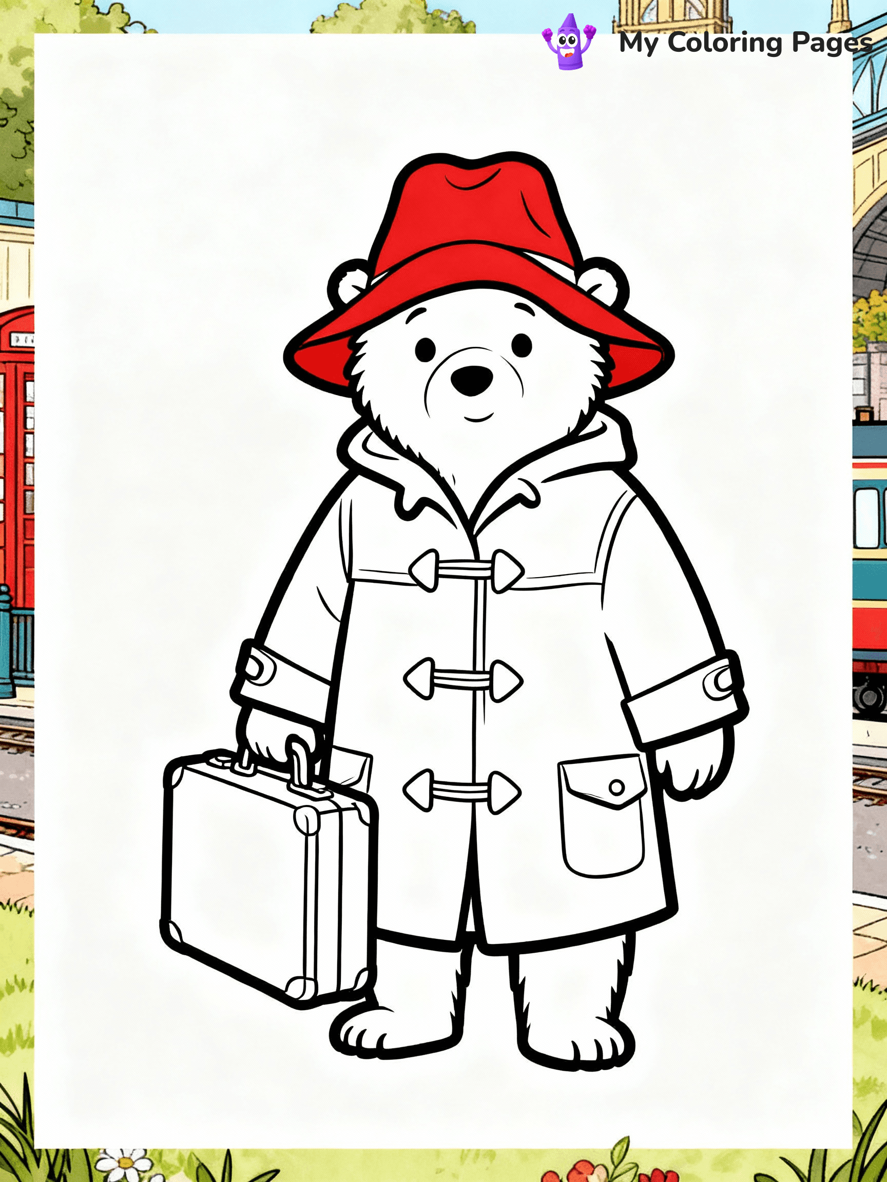 Paddington Coloring Pages - 4