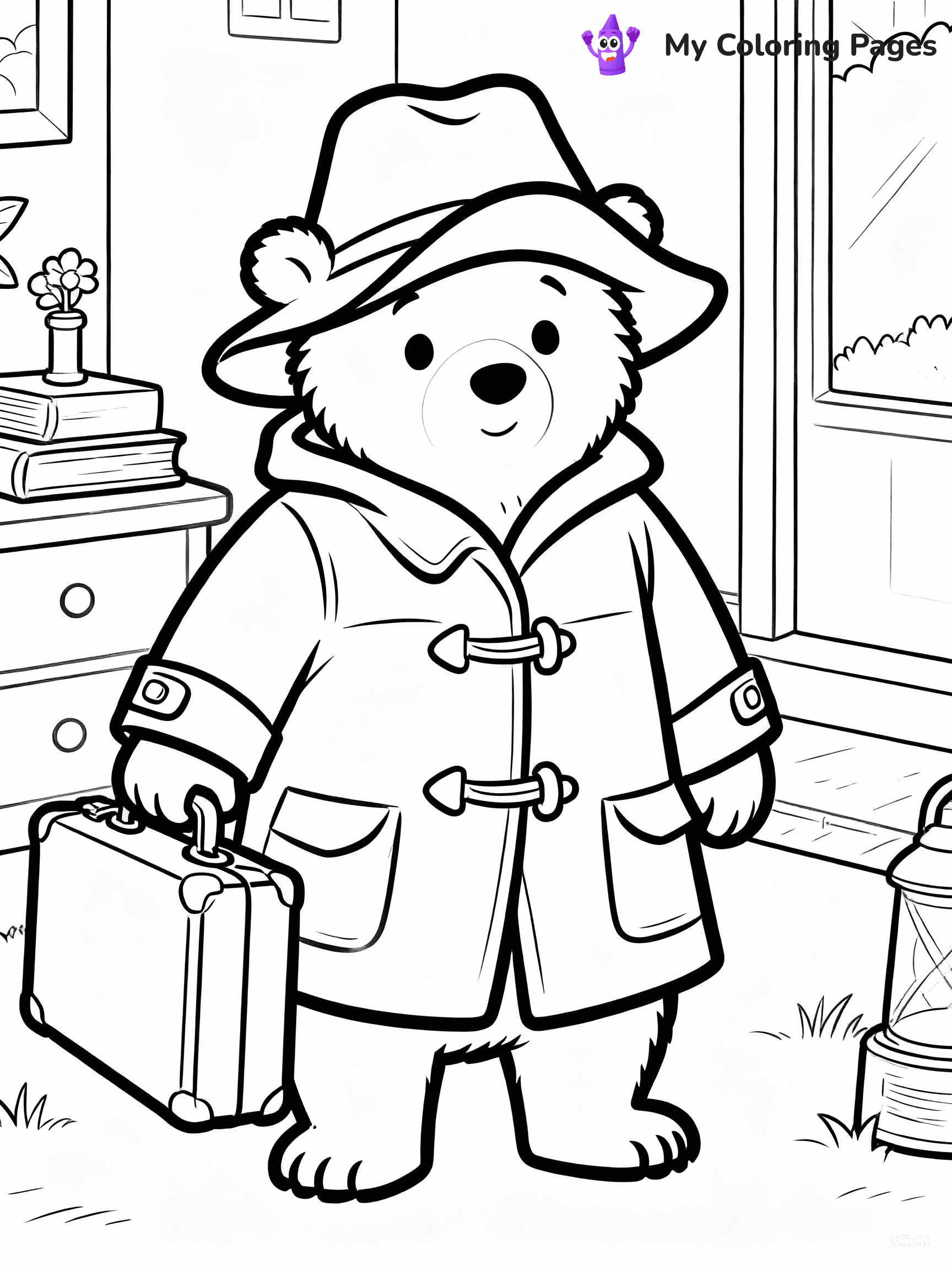 Paddington Coloring Pages - 2