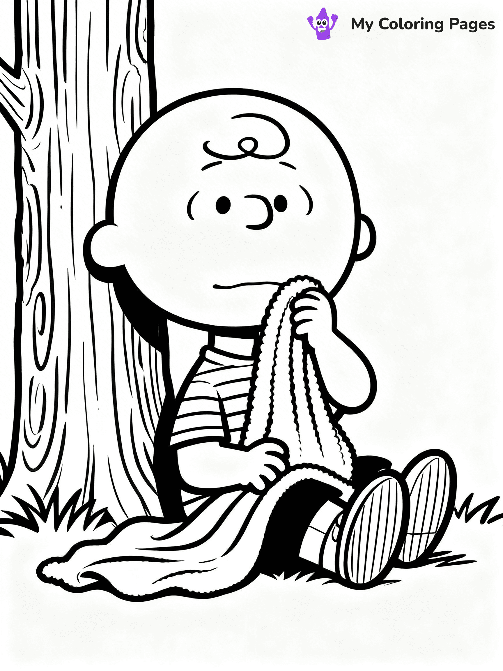 Charlie Brown Coloring Pages - 1
