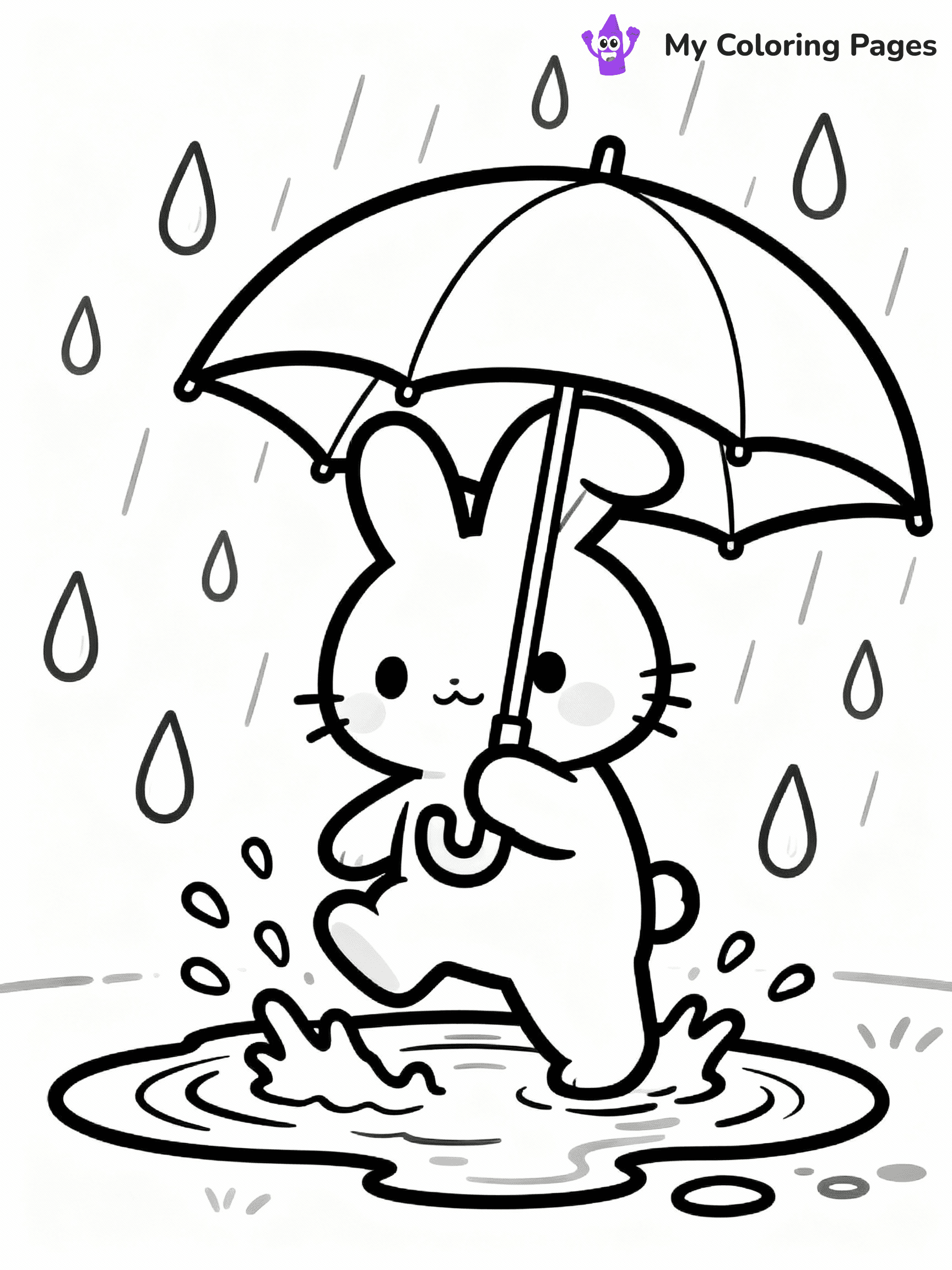Rainy Day Coloring Pages - 39