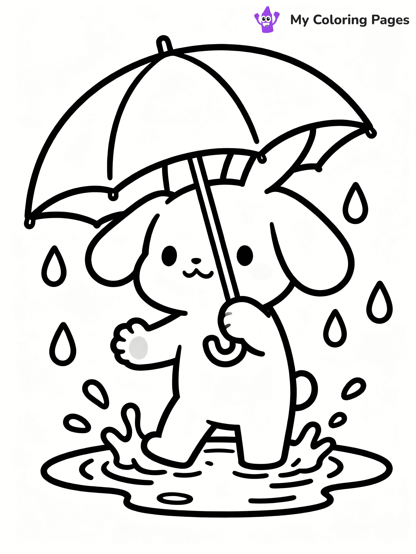 Rainy Day Coloring Pages - 38
