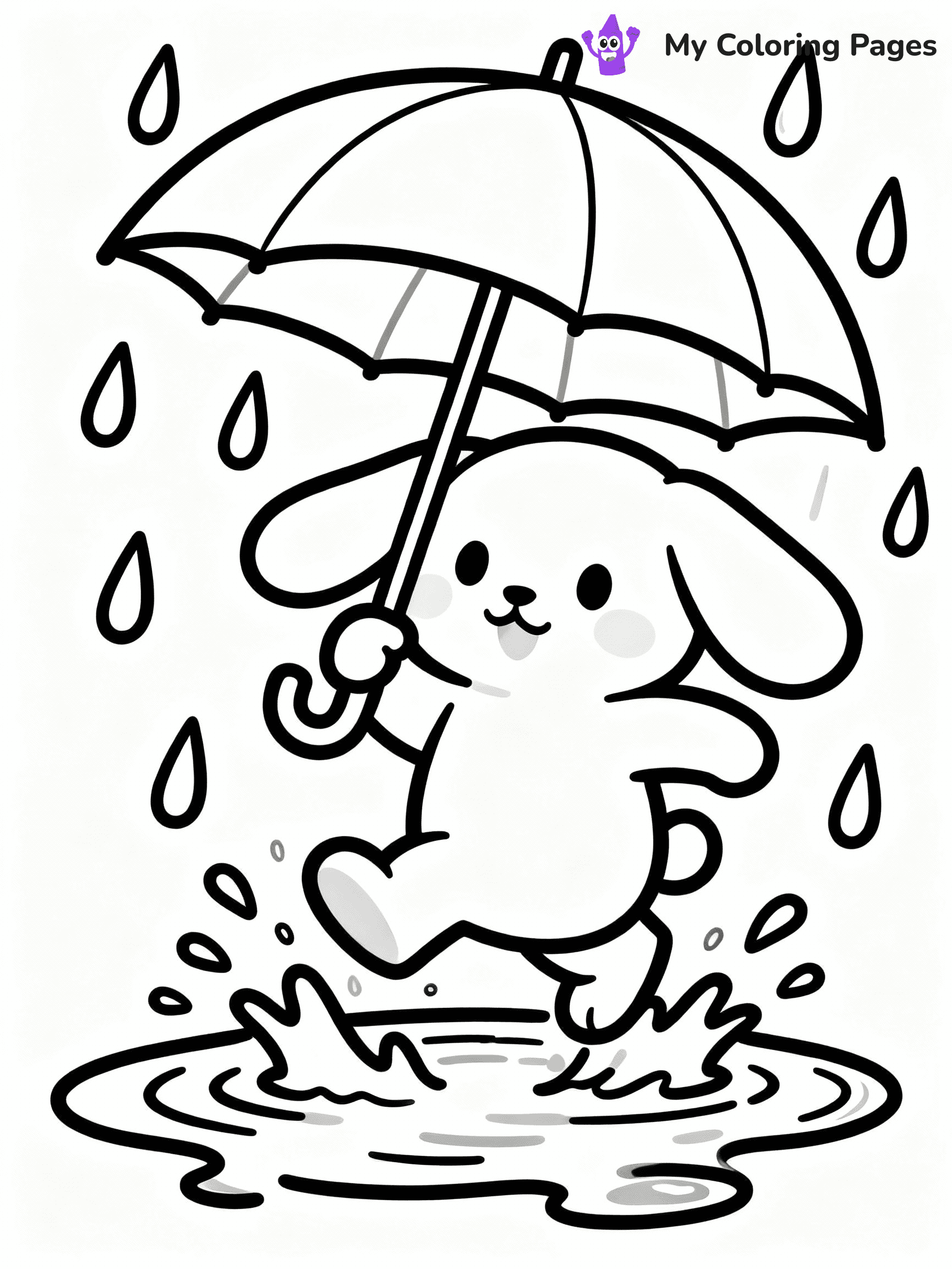 Rainy Day Coloring Pages - 37