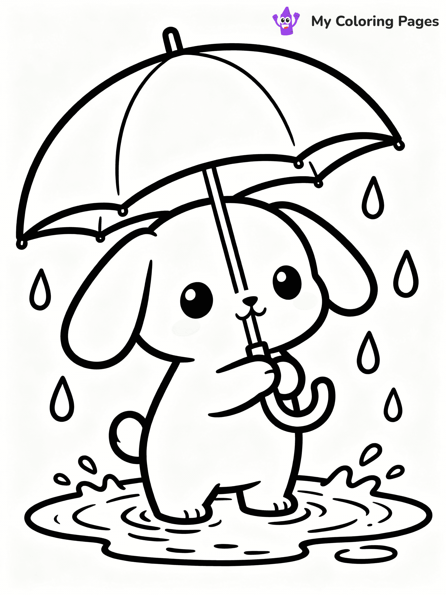 Rainy Day Coloring Pages - 34