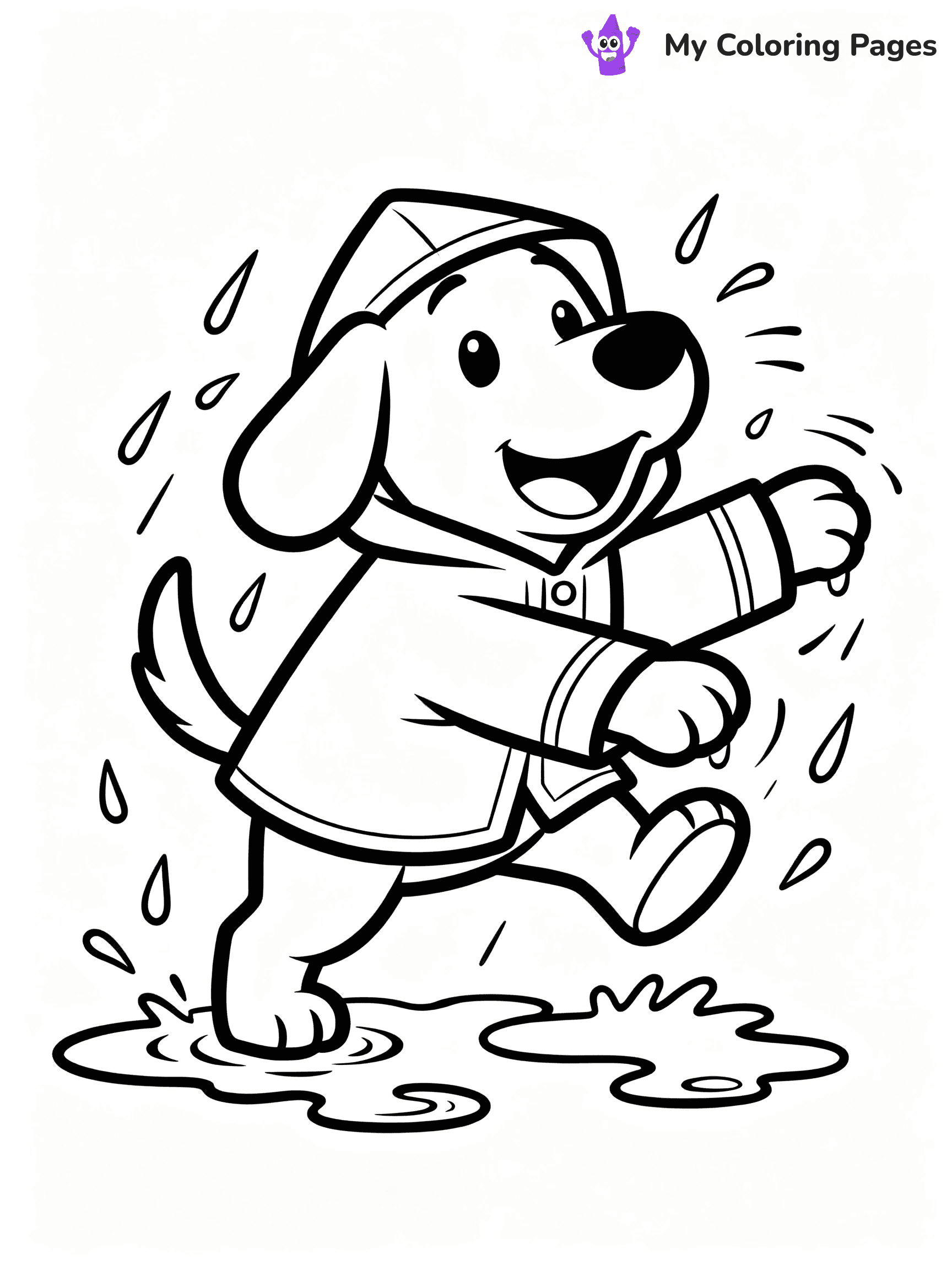 Rainy Day Coloring Pages - 30