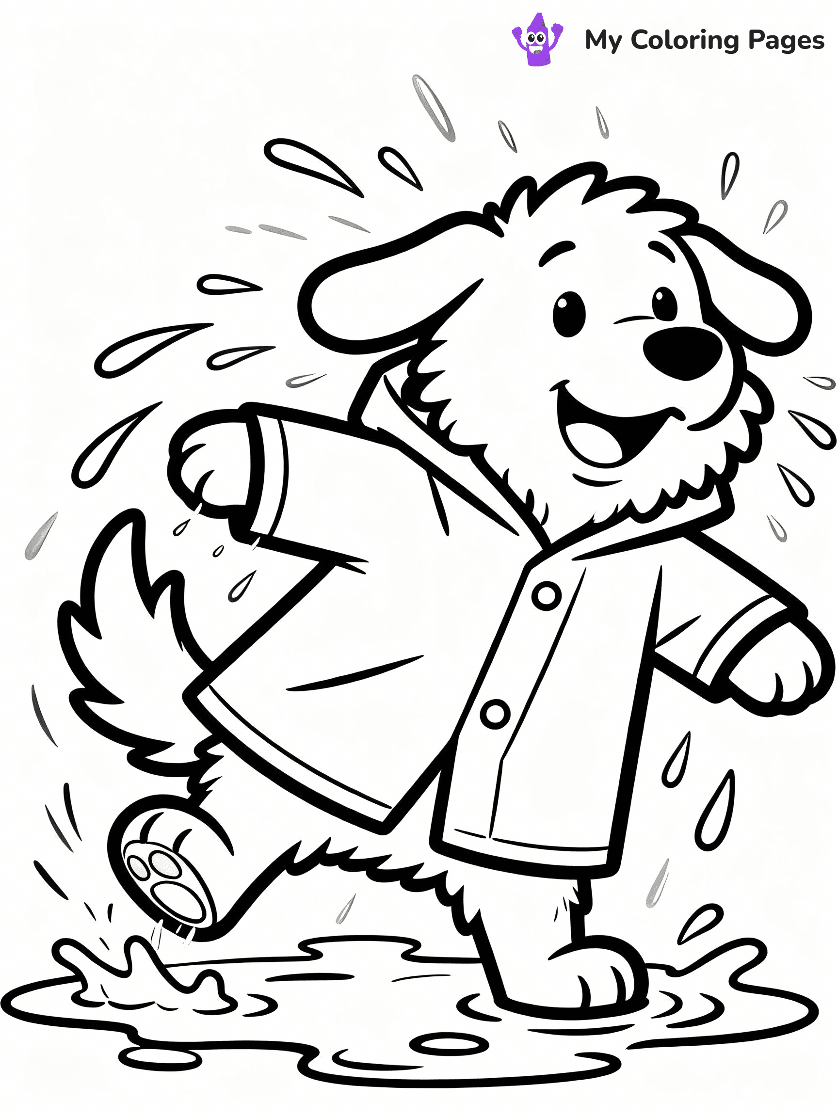 Rainy Day Coloring Pages - 29