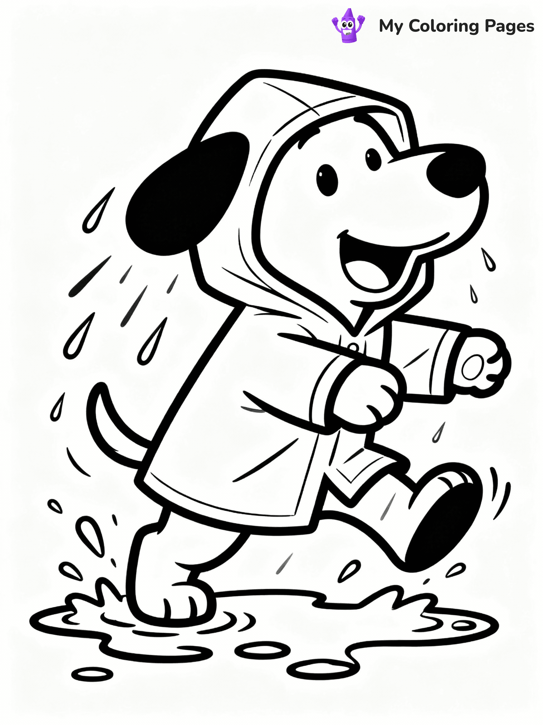 Rainy Day Coloring Pages - 28