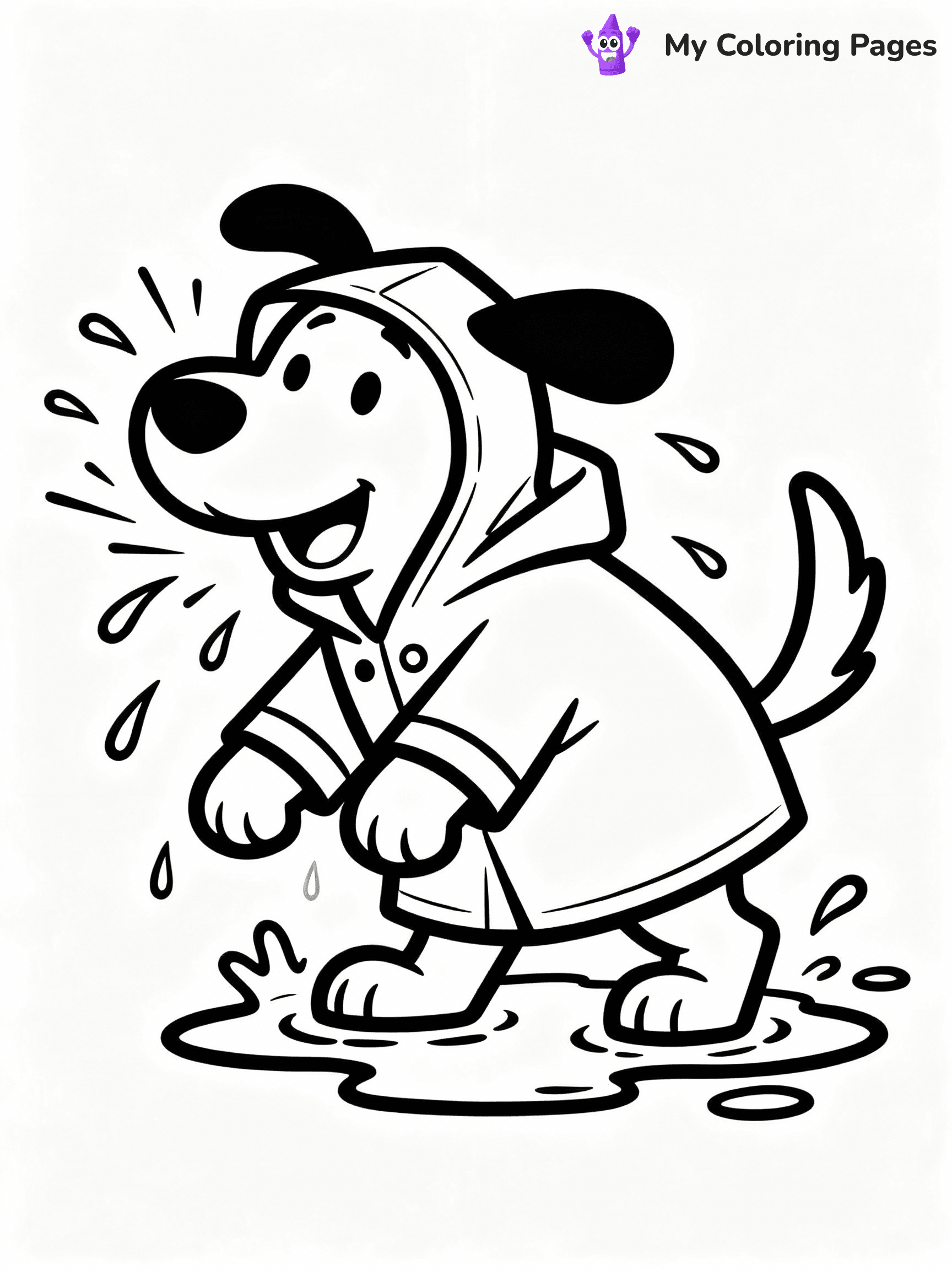 Rainy Day Coloring Pages - 27