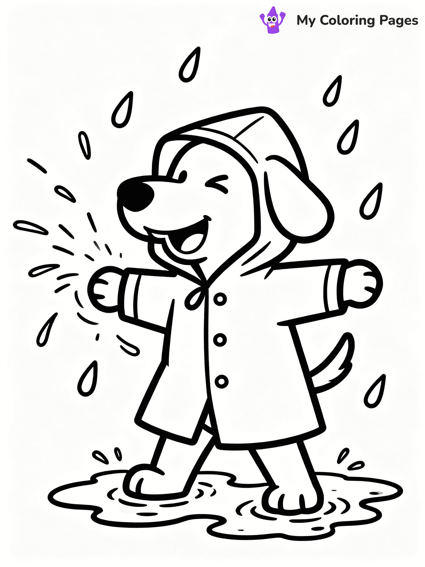 Rainy Day Coloring Pages - 26