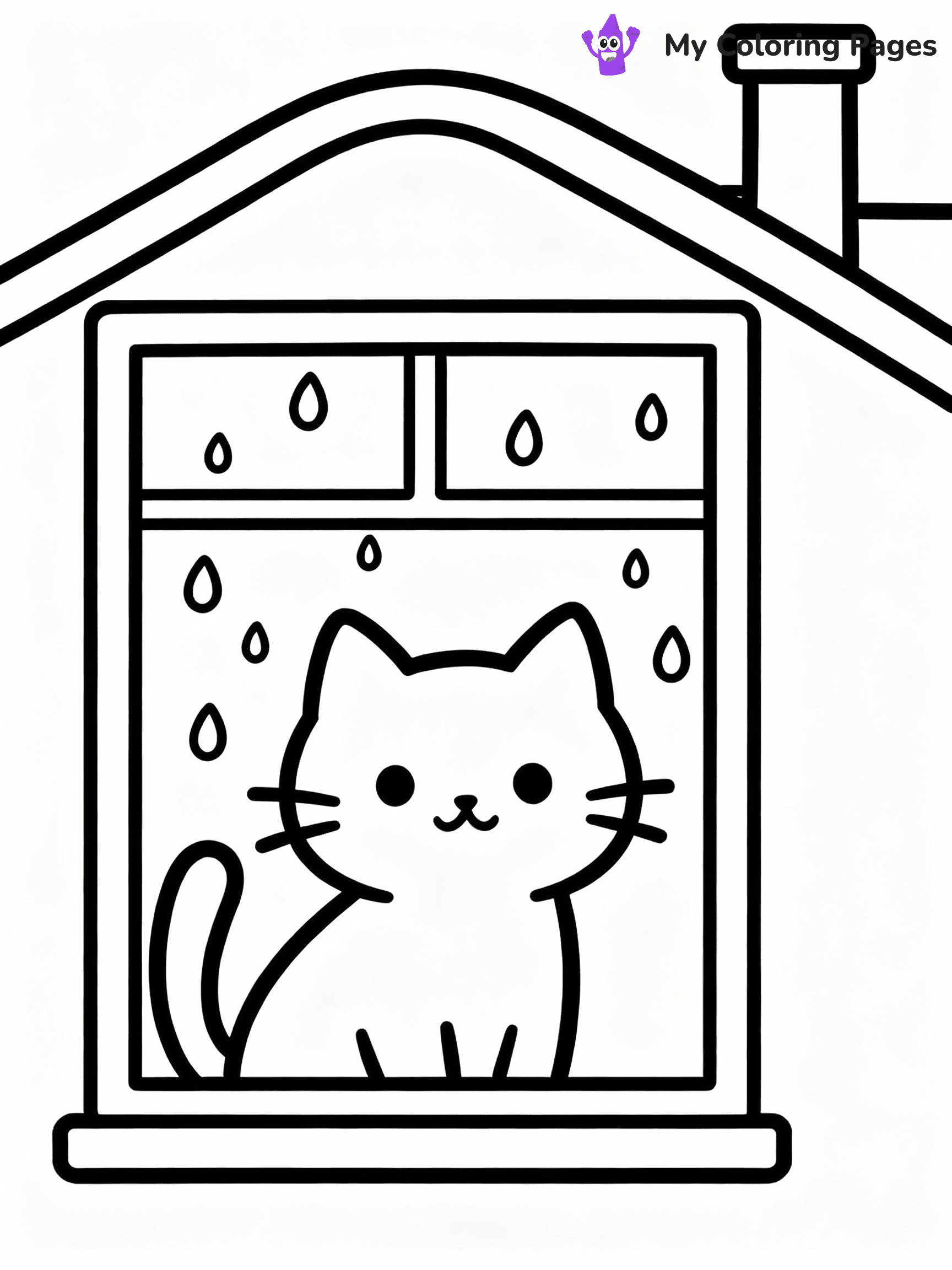 Rainy Day Coloring Pages - 15