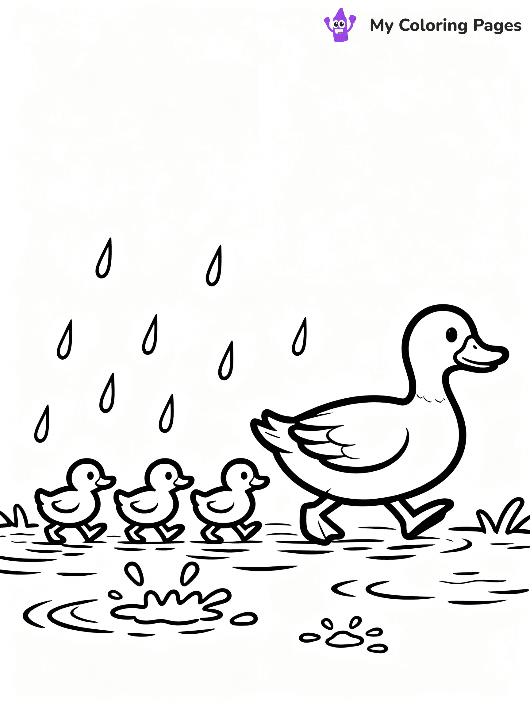 Rainy Day Coloring Pages - 11