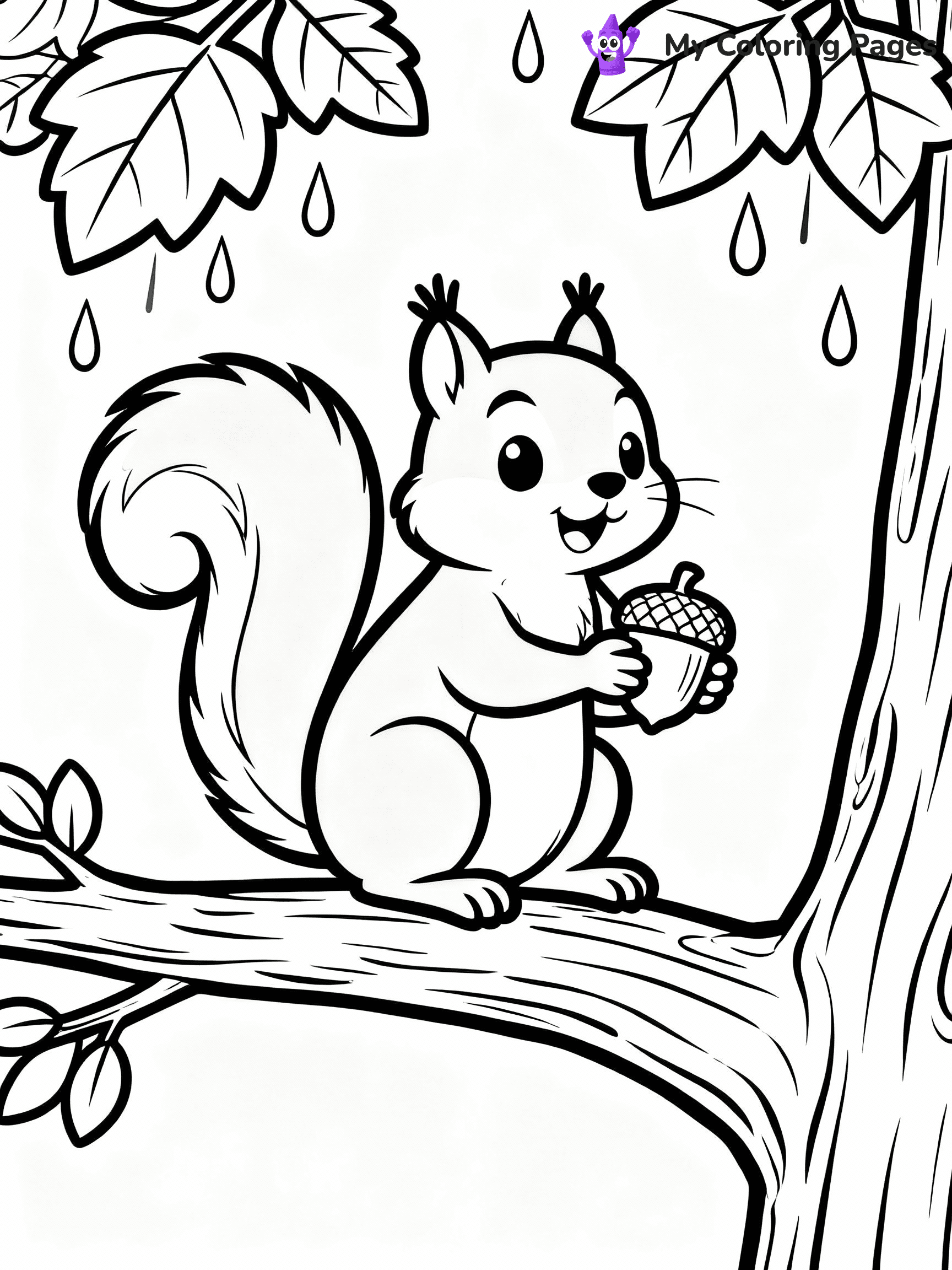 Rainy Day Coloring Pages - 6