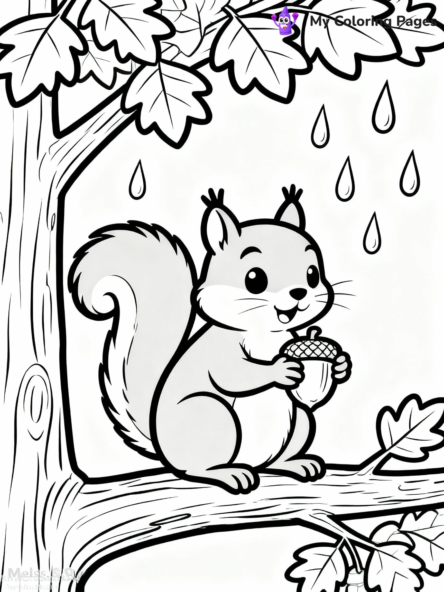 Rainy Day Coloring Pages - 5