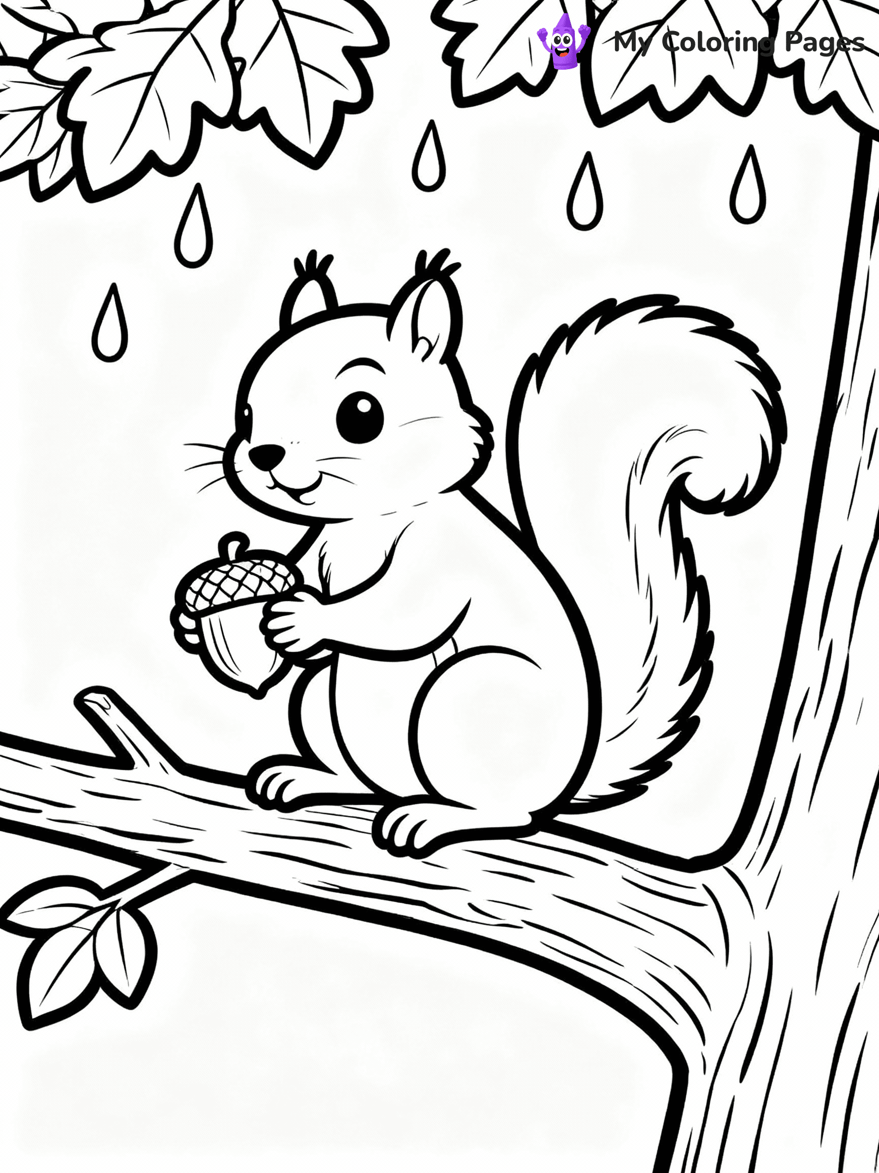 Rainy Day Coloring Pages - 4