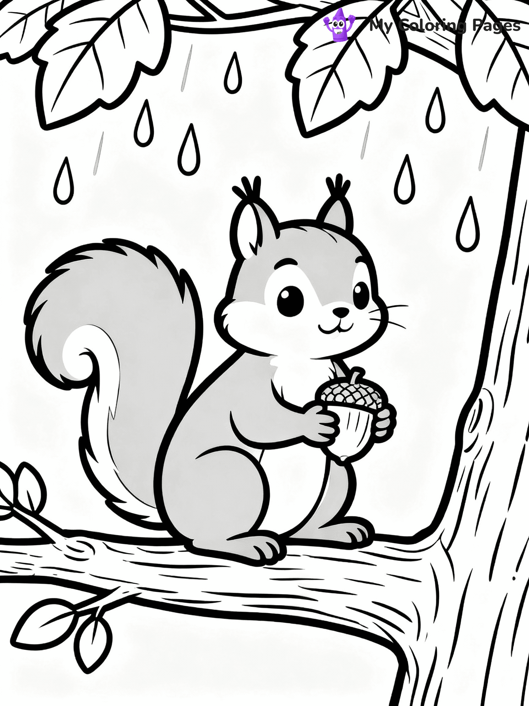 Rainy Day Coloring Pages - 3