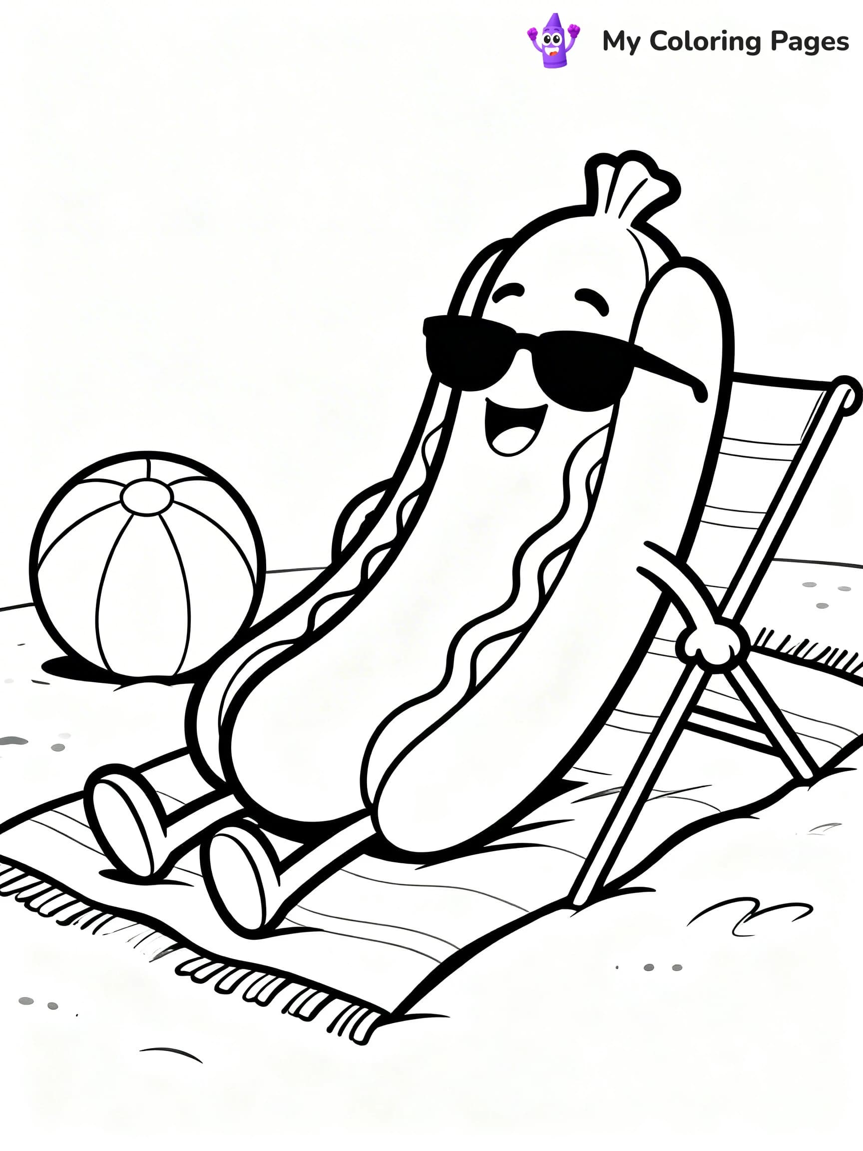 Hot Dog Coloring Pages - 20