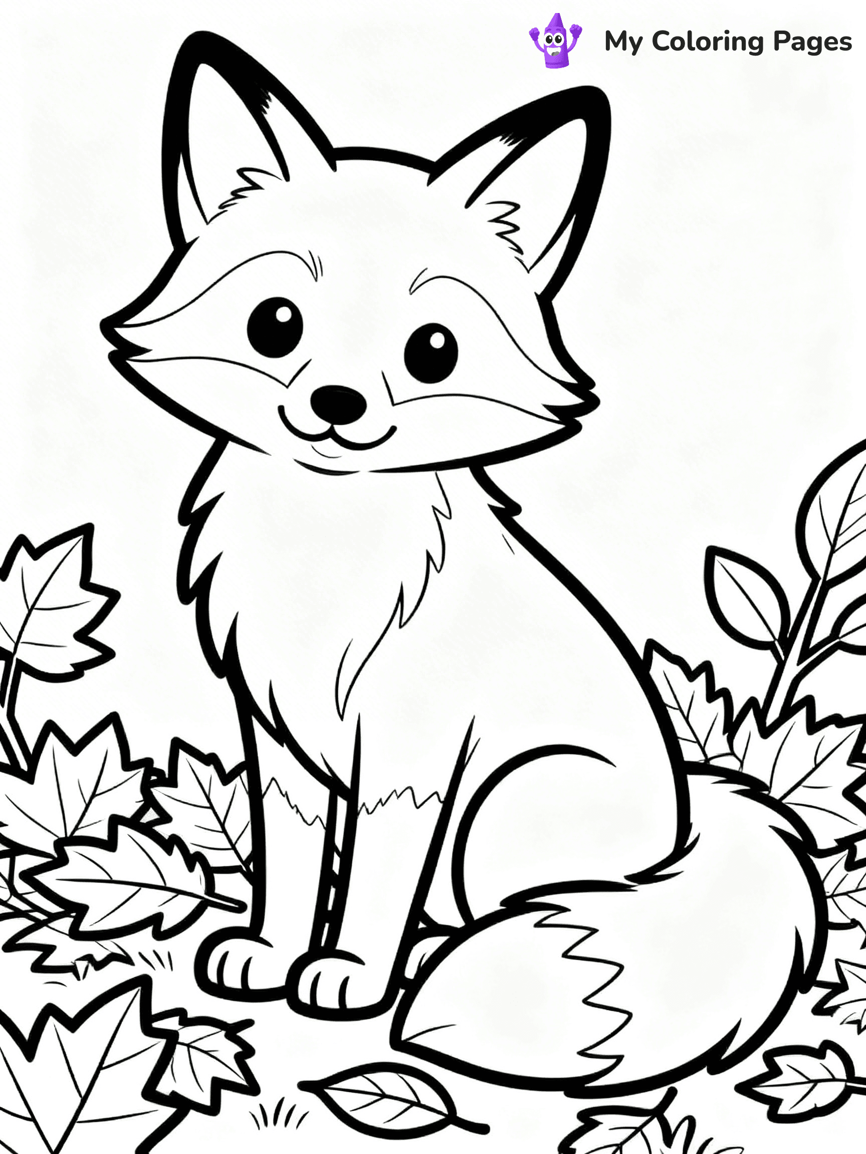 Easy Fall Coloring Pages - 56