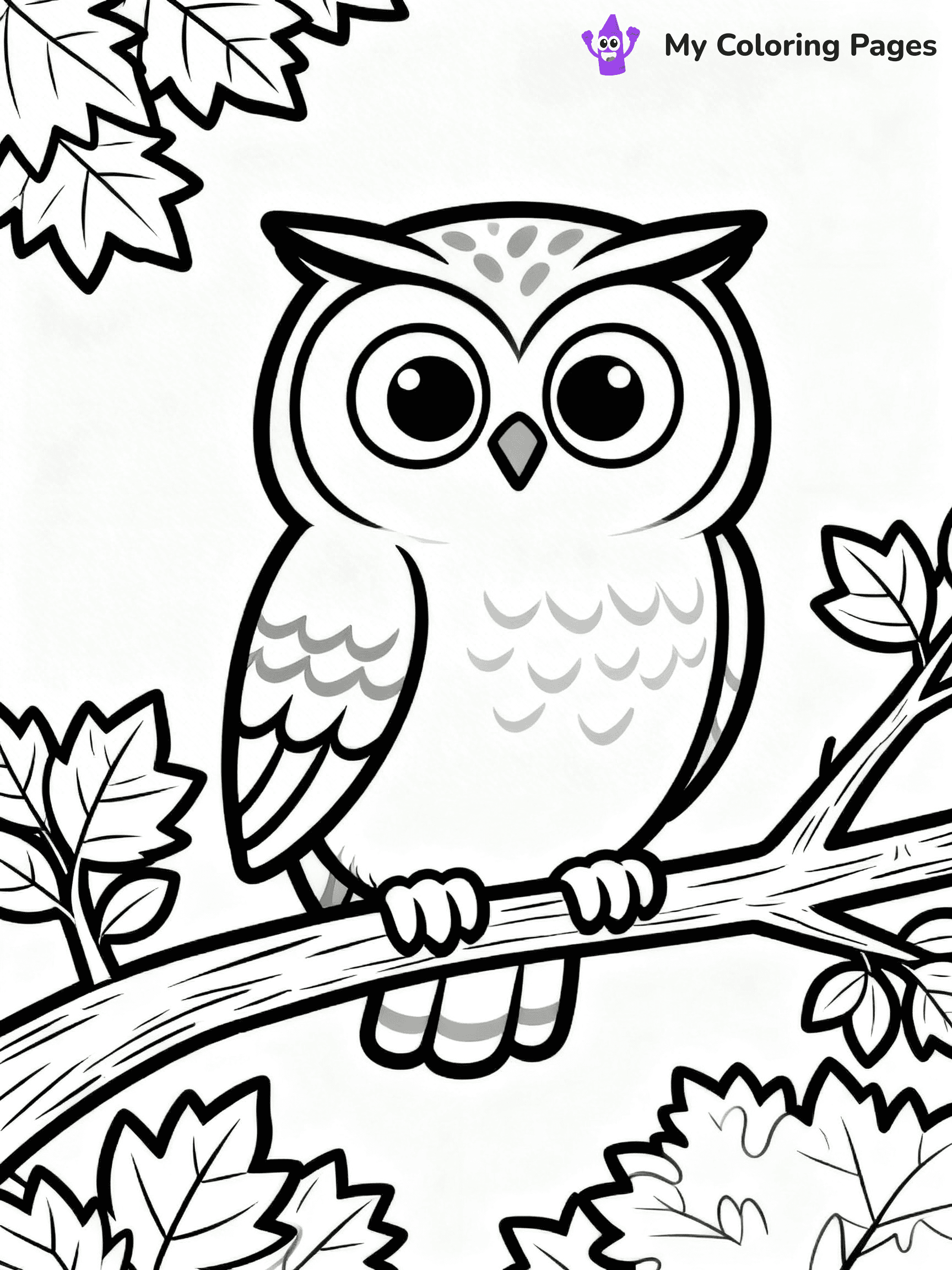 Easy Fall Coloring Pages - 48