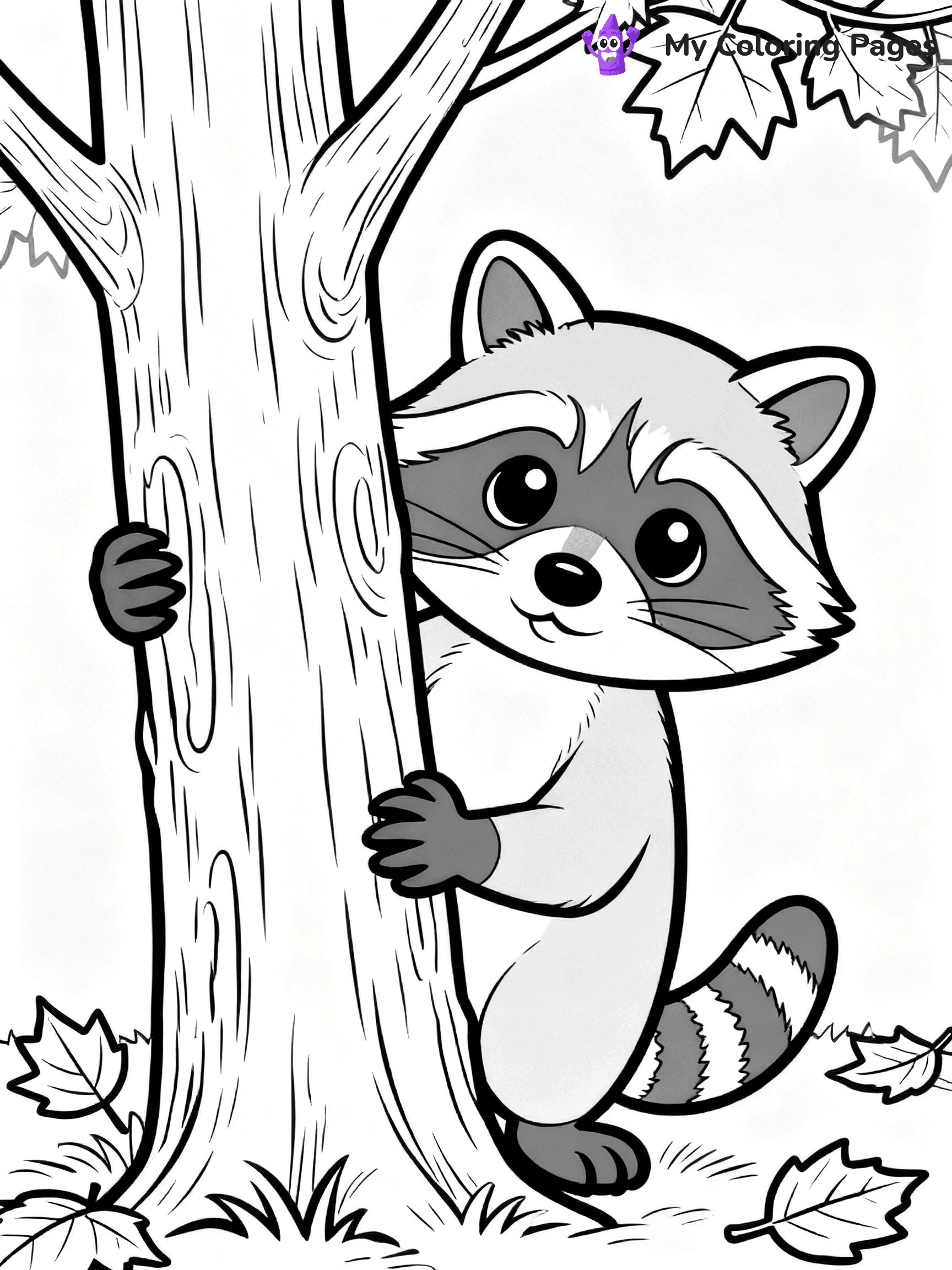 Easy Fall Coloring Pages - 26