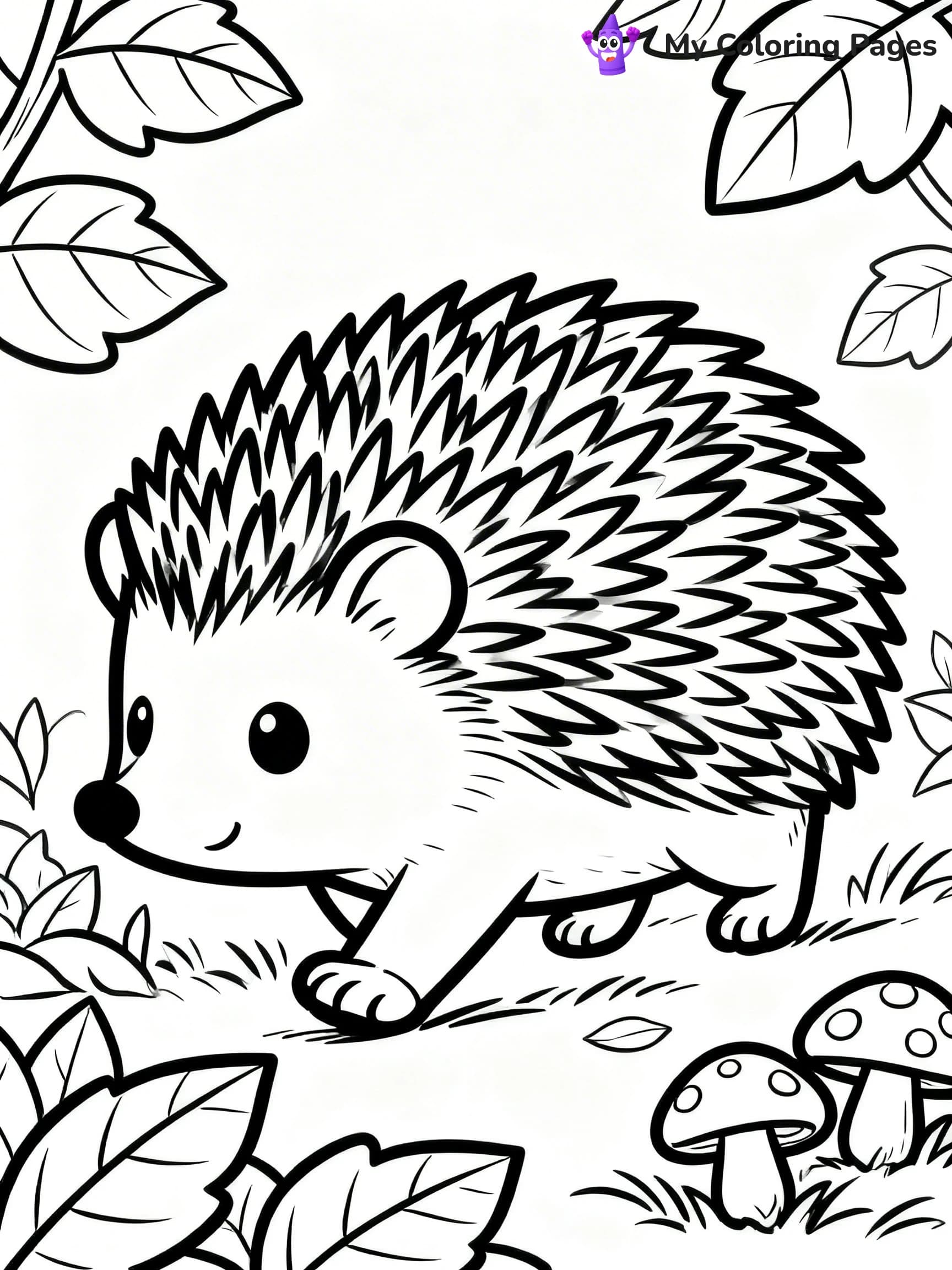 Easy Fall Coloring Pages - 19