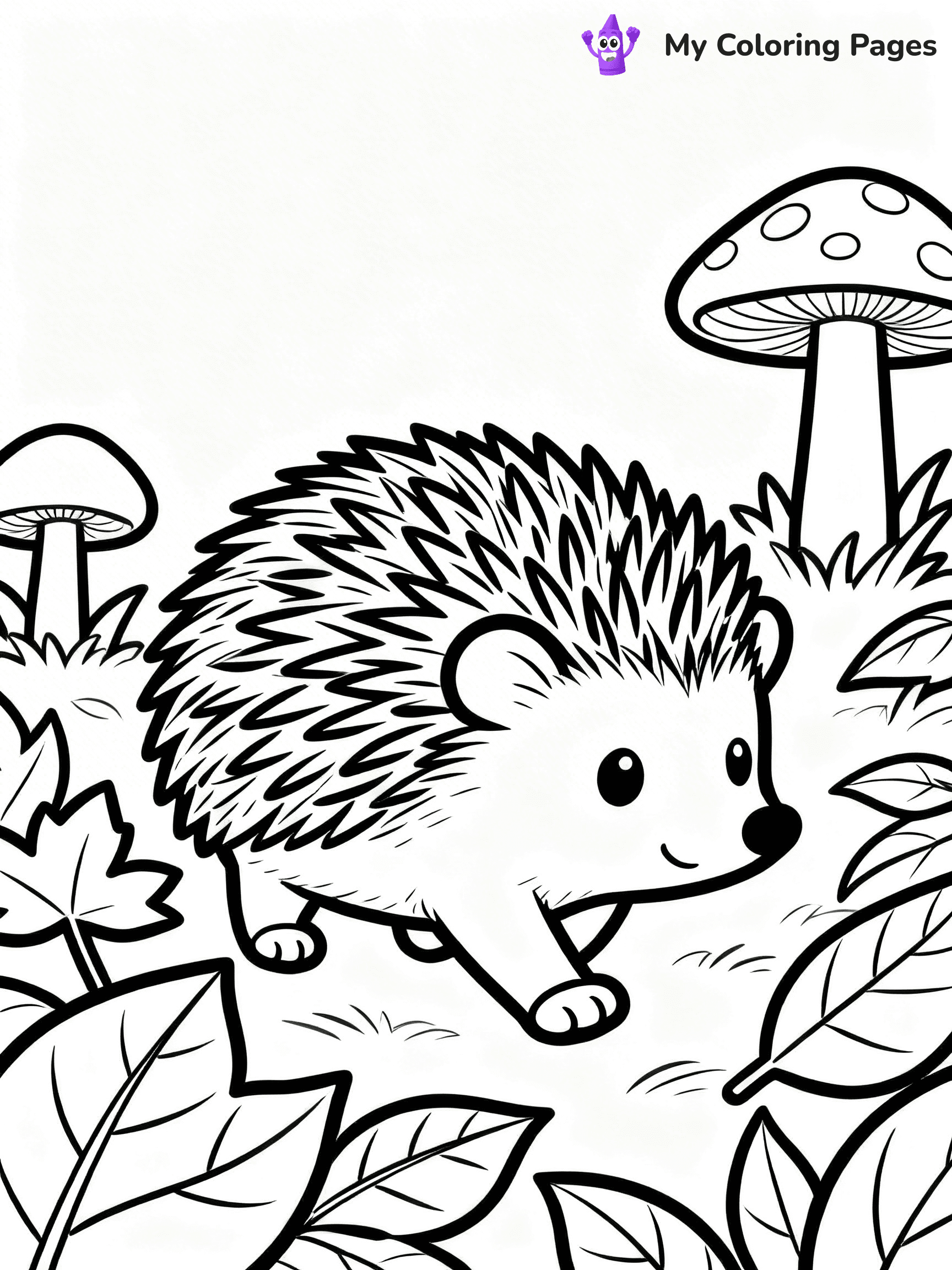 Easy Fall Coloring Pages - 18