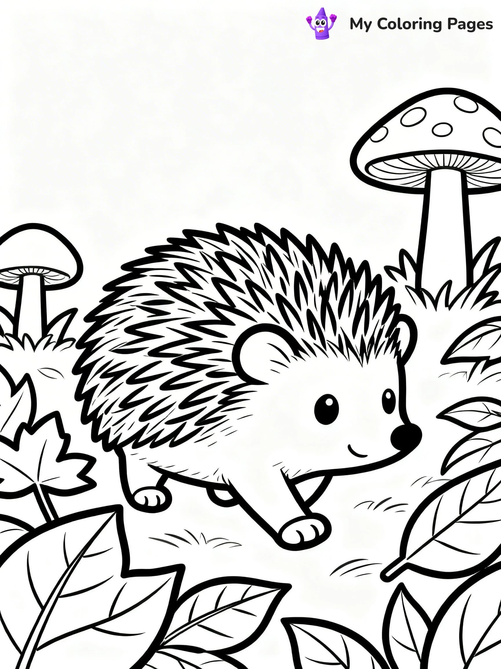 Easy Fall Coloring Pages - 18