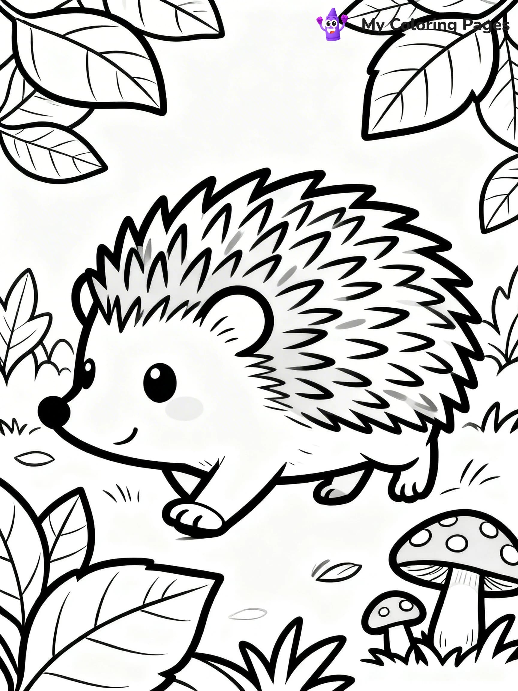 Easy Fall Coloring Pages - 14