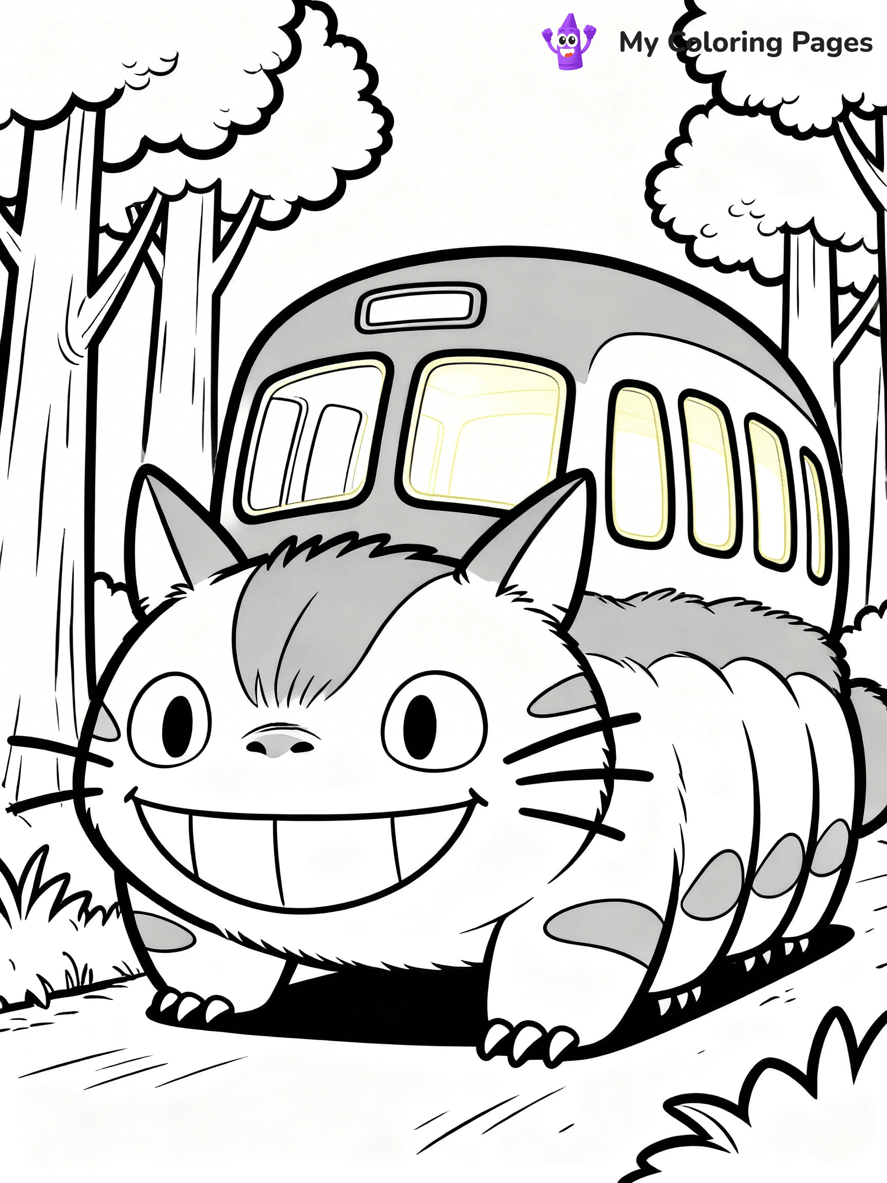 Totoro Coloring Pages - 22