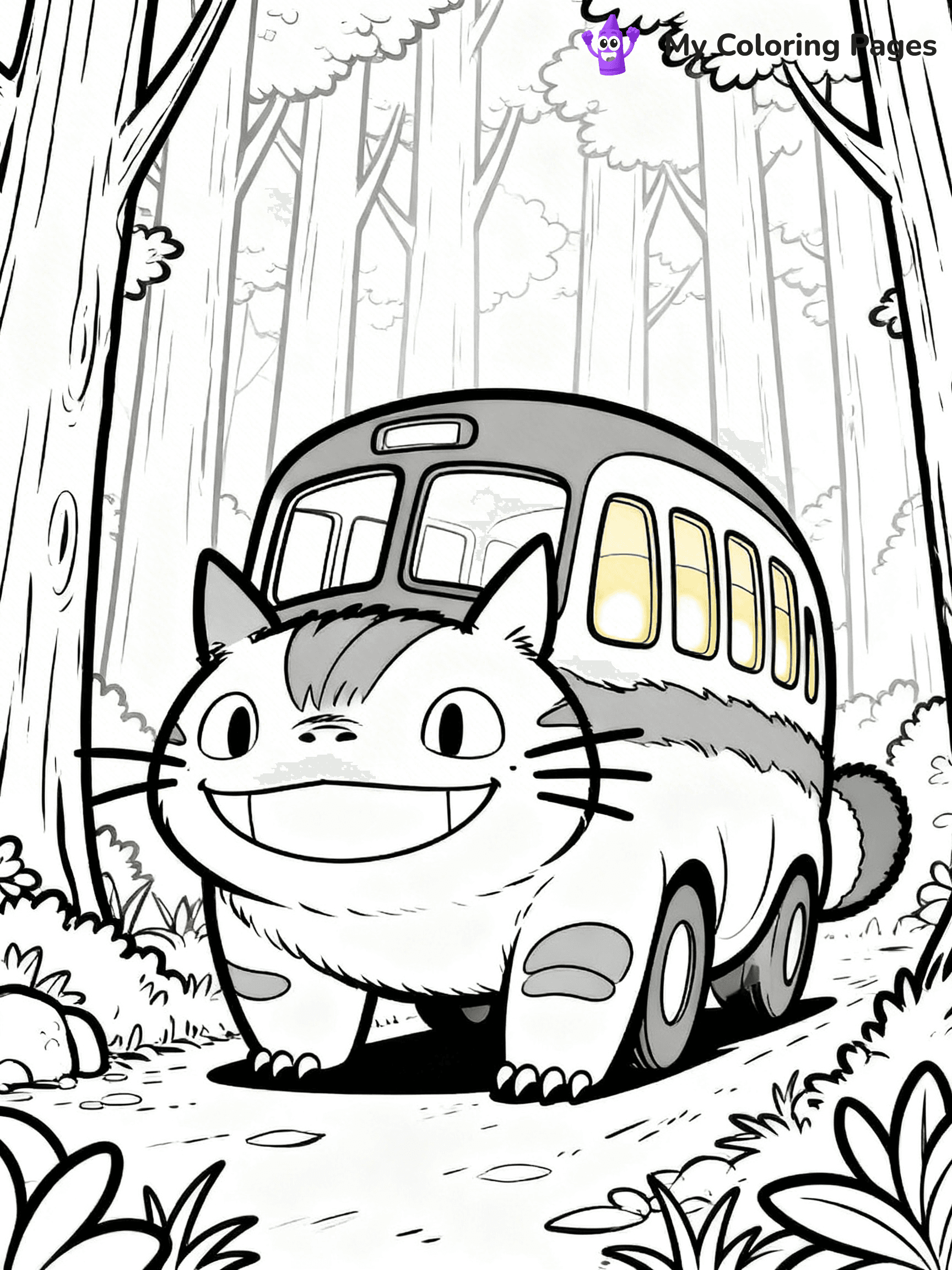 Totoro Coloring Pages - 21