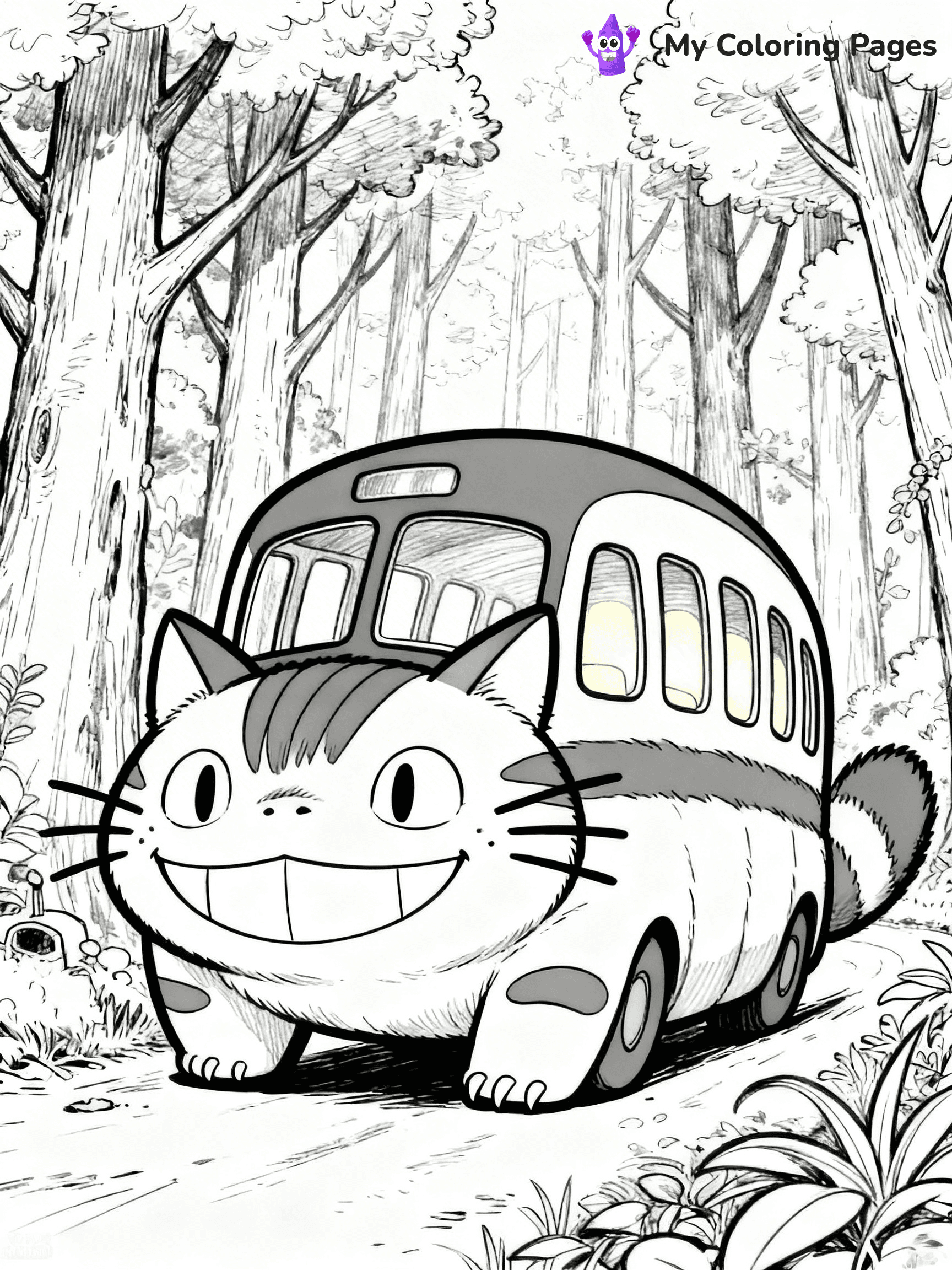 Totoro Coloring Pages - 20