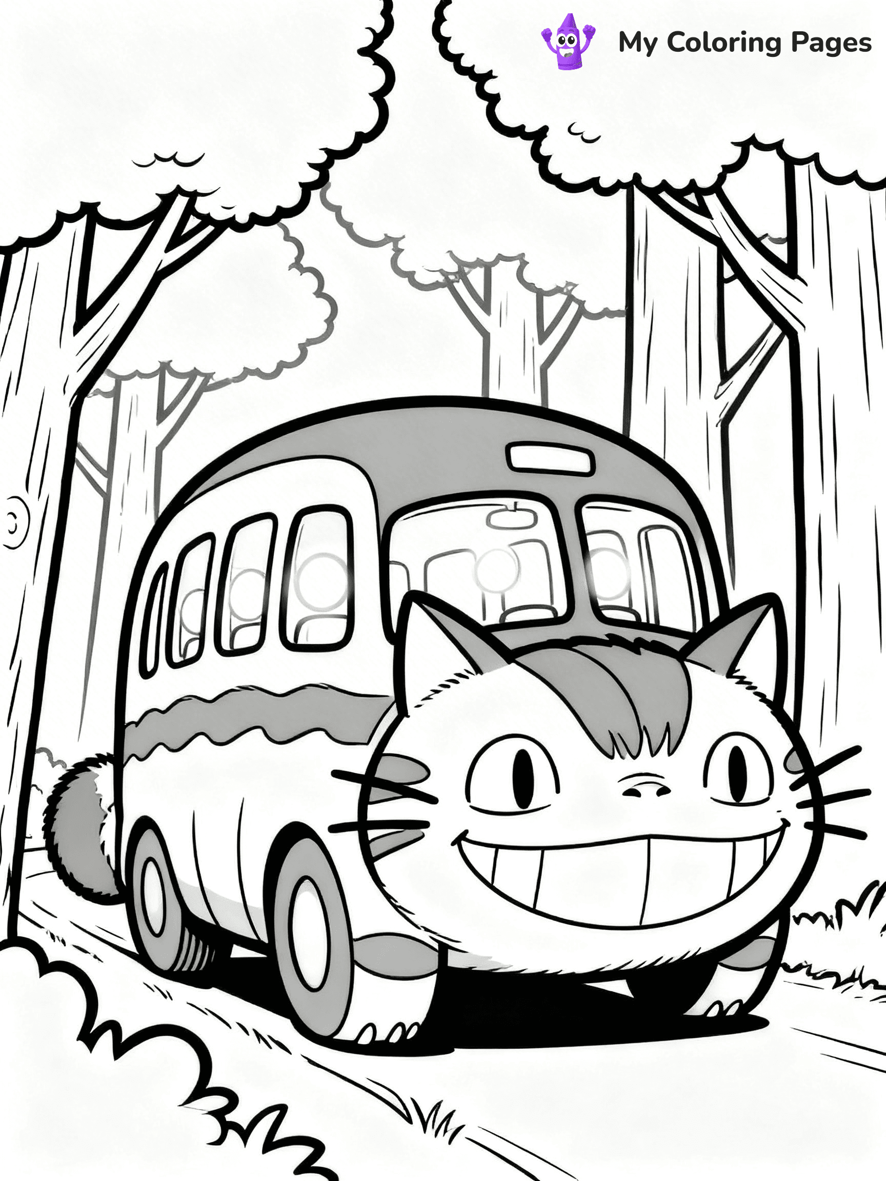 Totoro Coloring Pages - 19