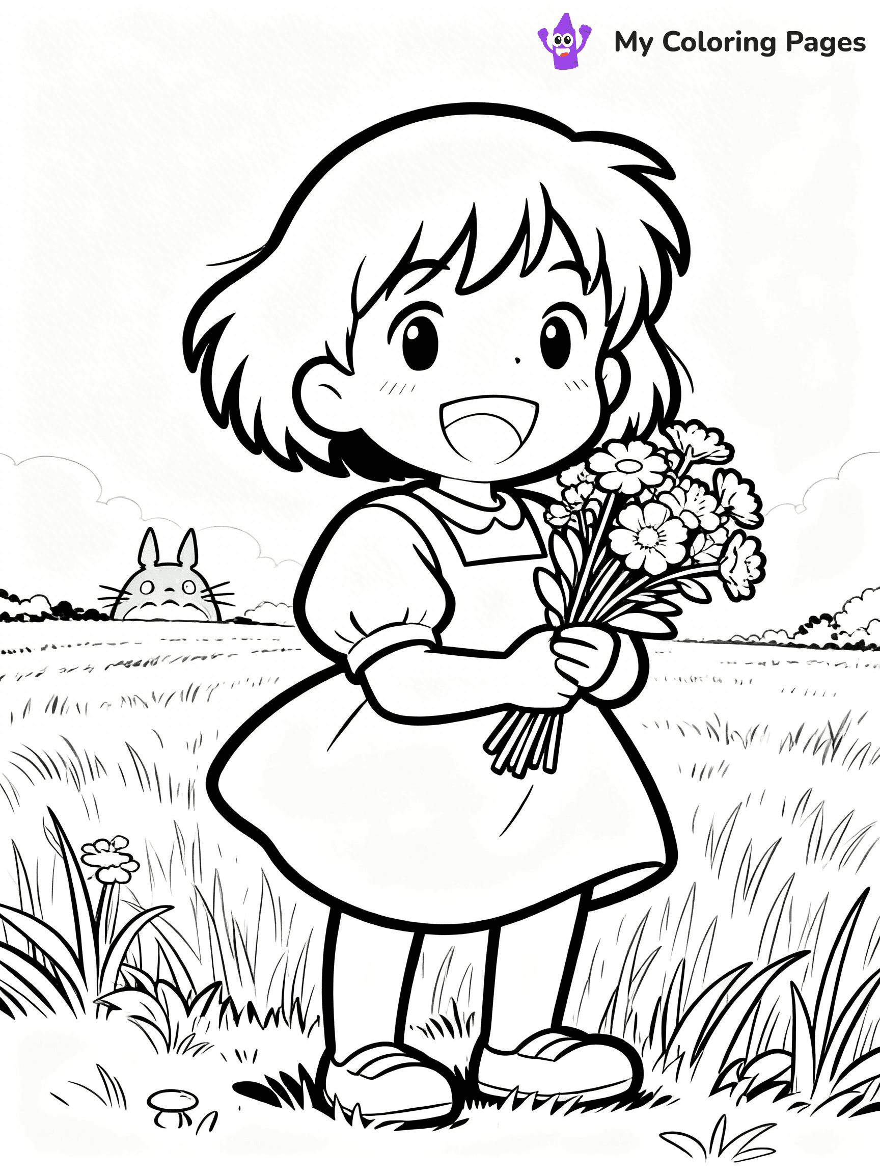 Totoro Coloring Pages - 18