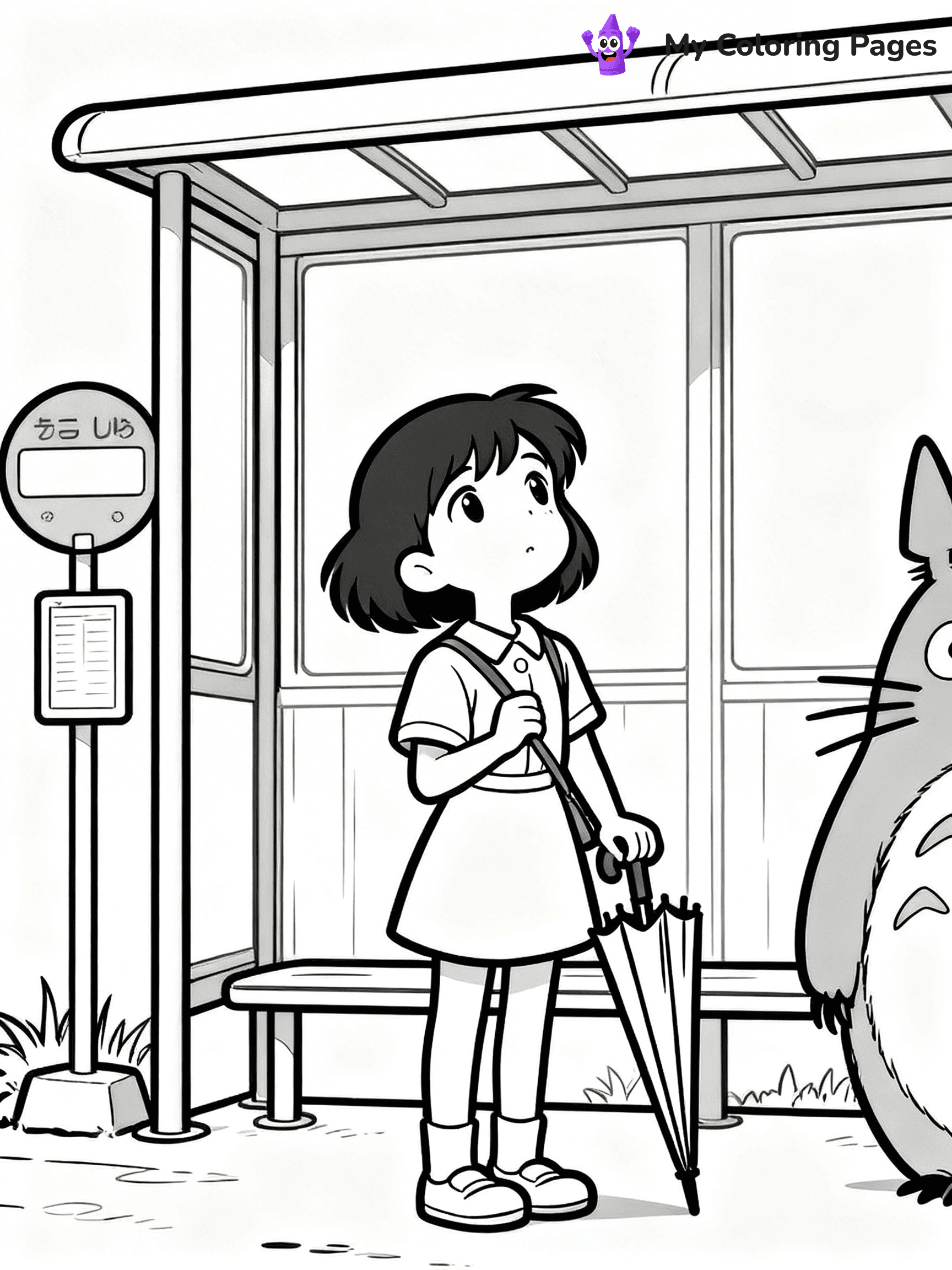Totoro Coloring Pages - 16