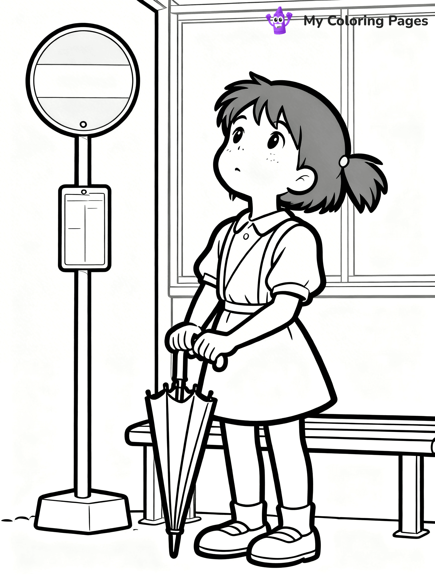 Totoro Coloring Pages - 8