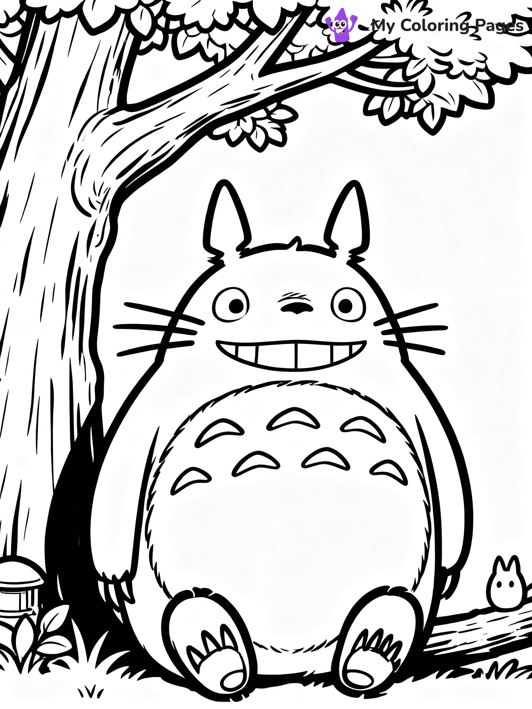 Totoro Coloring Pages - 6