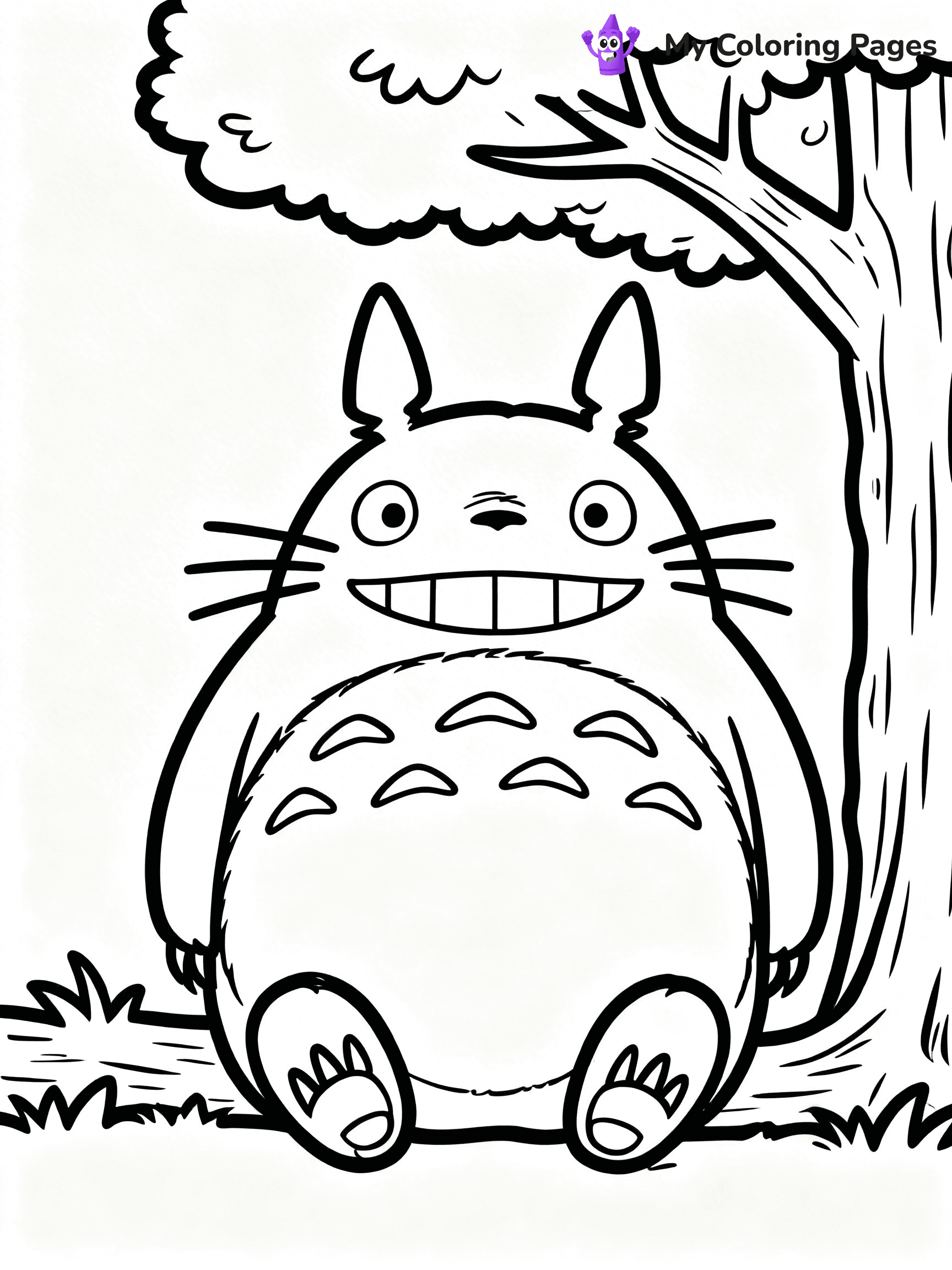 Totoro Coloring Pages - 3