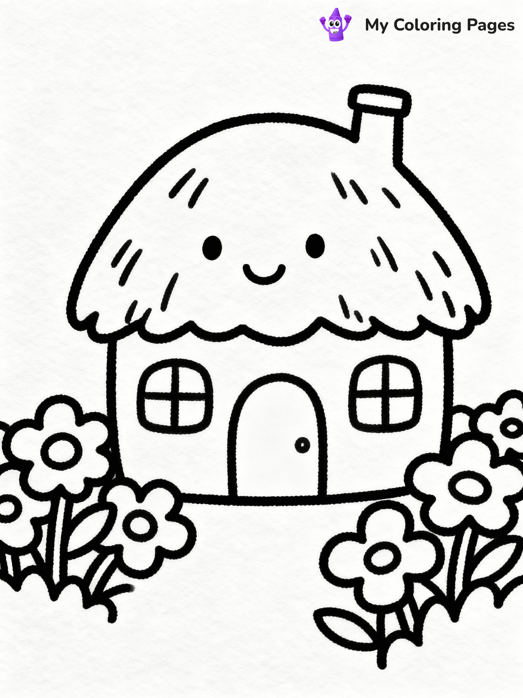 ⚠️ CRITICAL REQUIREMENT - ABSOLUTE BLACK AND WHITE ONLY ⚠️
This MUST be a BLACK AND WHITE line drawing ONLY. NO COLORS whatsoever.
- ONLY pure black lines (#000000) on pure white background (#FFFFFF)
- ABSOLUTELY NO colors, NO shading, NO gradients, NO grayscale
- If there are ANY colors in the output, the image is REJECTED
- This is a COLORING PAGE - meant to be COLORED IN by children
- The output must be UNCOLORED line art ready for coloring
⚠️ SUBJECT TO DRAW: Cozy cottage with thatched roof, surrounded by flowers, whimsical outline style
(REMEMBER: Output must be BLACK AND WHITE line art only, NOT colored!)
# COLORING PAGE: BLACK OUTLINES ONLY - WHITE BACKGROUND MANDATORY
Create a **coloring book page** using EXACTLY two values: black lines, white space.
## NON-NEGOTIABLE BINARY RULES
- **ONLY #000000 (black) and #FFFFFF (white)** - NO other values exist
- **EVERY PIXEL = BLACK OR WHITE** - no gray/shading/antialiasing
- **WHITE BACKGROUND MANDATORY** - entire canvas stays white
- **ALL SHAPES HOLLOW** - everything is empty outlines waiting to be colored
- **FORBIDDEN:** fills, shading, gradients, patterns, textures, colors
- **NO SOLID REGIONS** - if it's not a thin line, it's wrong
## Universal Line Standards
- Black outlines ONLY - thin, uniform weight
- Every shape completely empty inside
- Closed contours suitable for coloring
- Simple flat illustration - zero depth/3D/realism
- **Style:** Whimsical Doodle Art Alley - rounded, friendly outlines (unless specified)
## Everything = Outline Only
- Characters/animals: hollow shapes
- Objects/clothing: empty contours
- Backgrounds/scenery: line work only
- Natural elements: outlined forms
- Dark/night areas: don't exist (use outlined symbols)
- Textures/patterns: convert to simple lines
## The Test
Can a child color EVERY white space with crayons? If any area is pre-filled/shaded/gray or colored in, it FAILS. Every shape must be waiting to receive color.
**FINAL OUTPUT**: Binary coloring page. Black lines define shapes. White spaces ready for coloring. Nothing else exists. No exceptions. Print-ready.
⚠️ FINAL REMINDER: Draw the subject "Cozy cottage with thatched roof, surrounded by flowers, whimsical outline style" as BLACK AND WHITE line art. Zero colors in output.