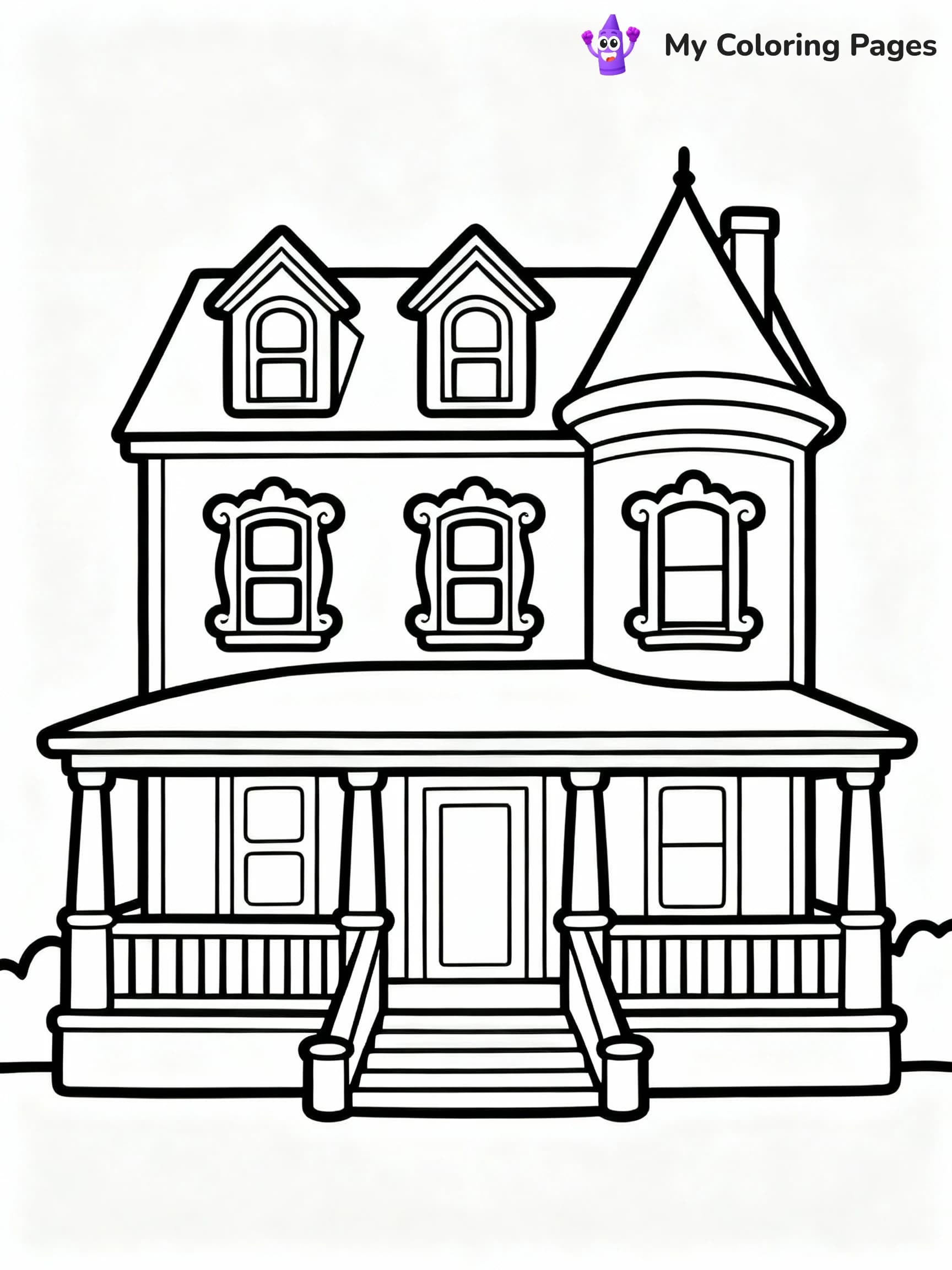 House Coloring Pages - 23